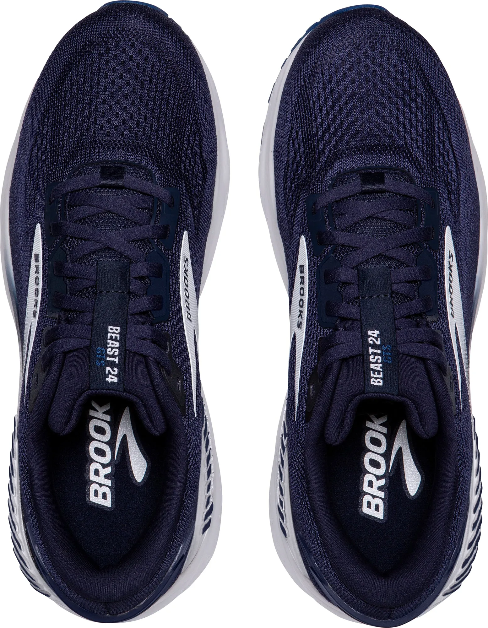 Brooks Beast GTS 24 Mens Running Shoes - Navy Cactus Cool