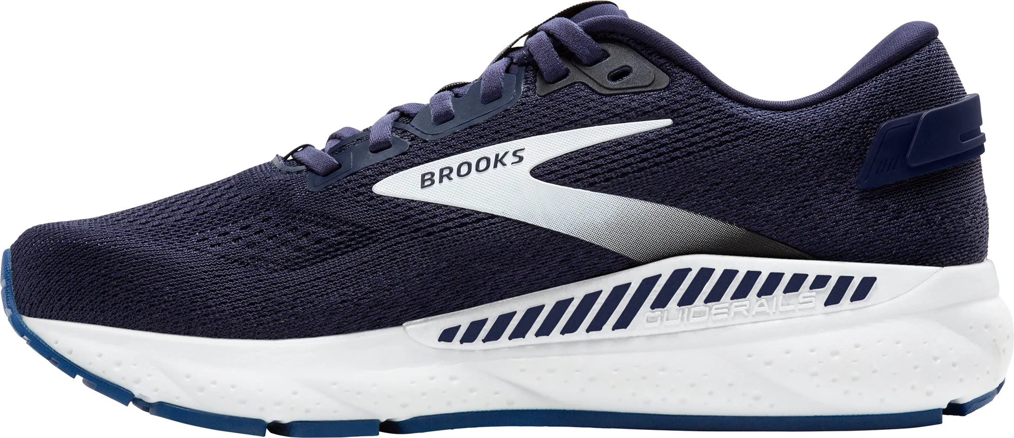 Stretchable Material Matte Edge Brooks Beast GTS 24 Mens Running Shoes - Navy