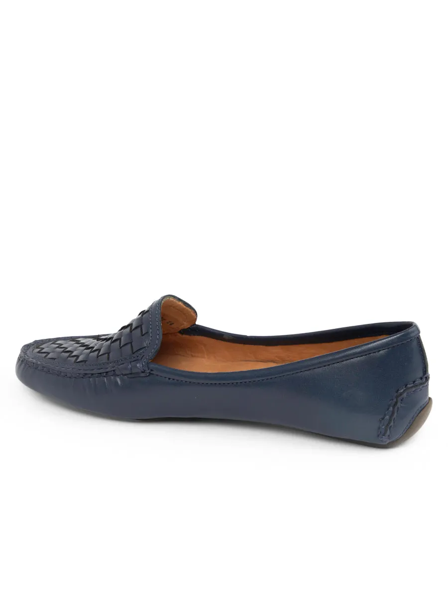 Kelly Woven Driving Moccasin Comfort Shank