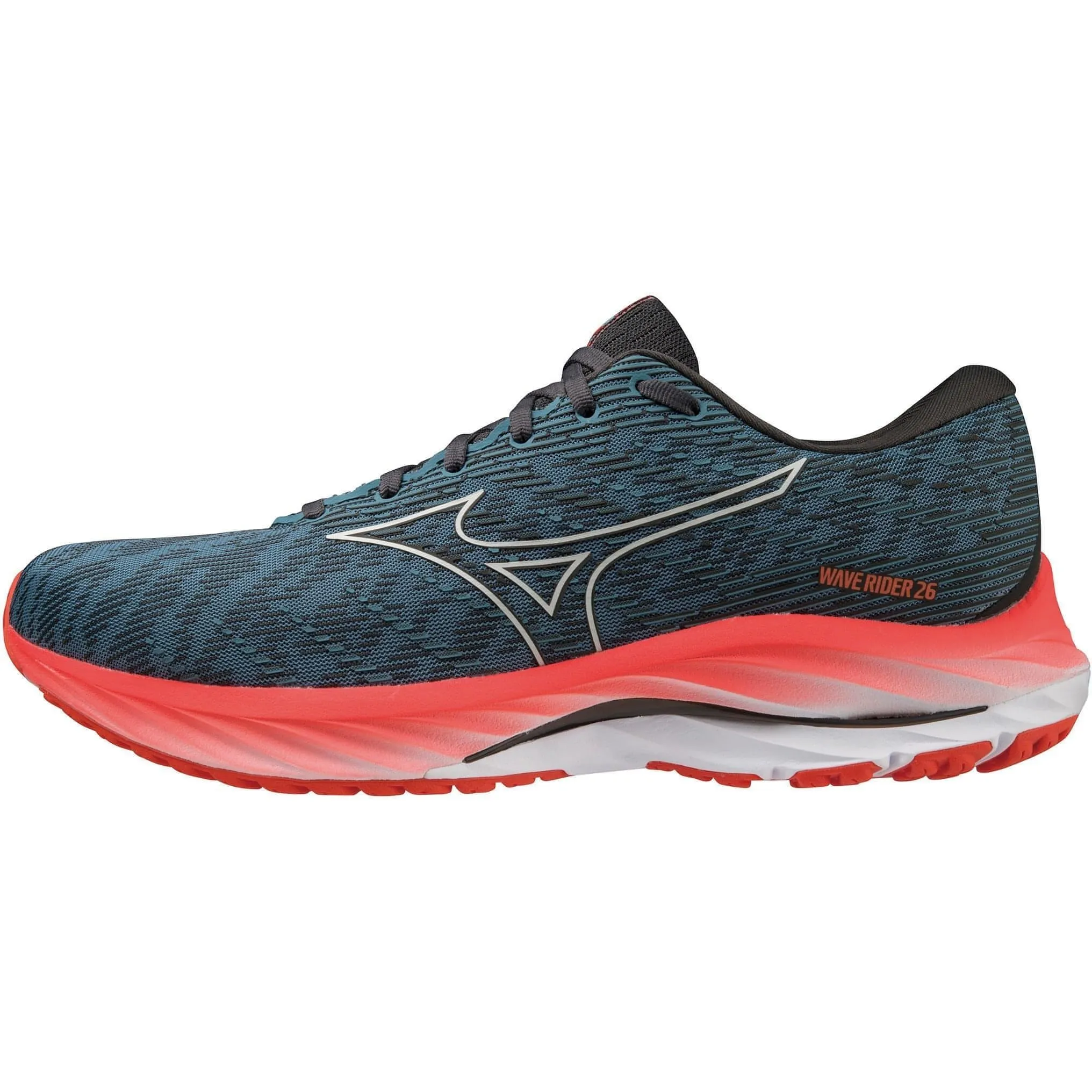 Gel Soft Mizuno Wave Rider 26 Mens Running Shoes - Blue