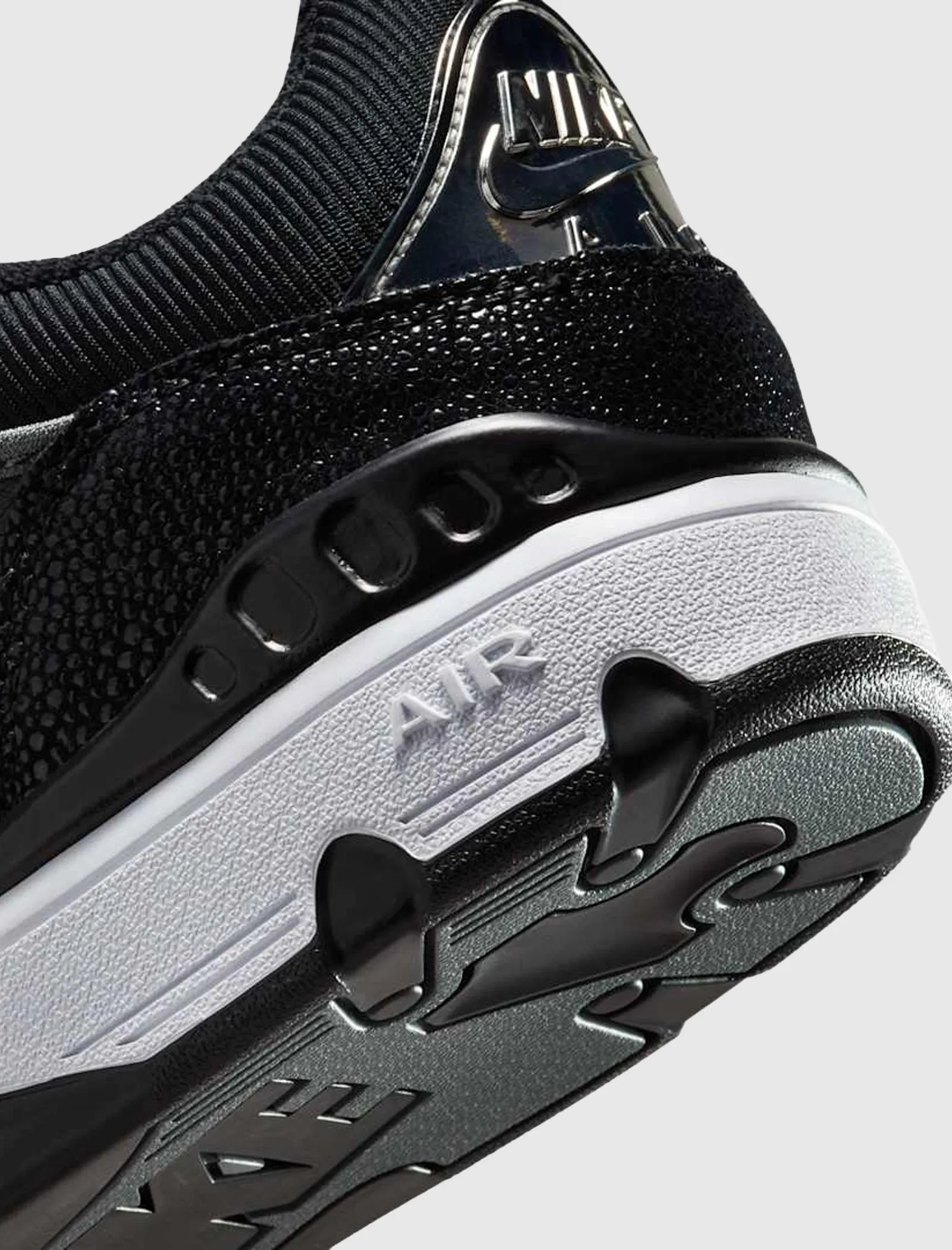 NIGO AIR FORCE 3 LOW "BLACK AND WHITE" Shiny Tone