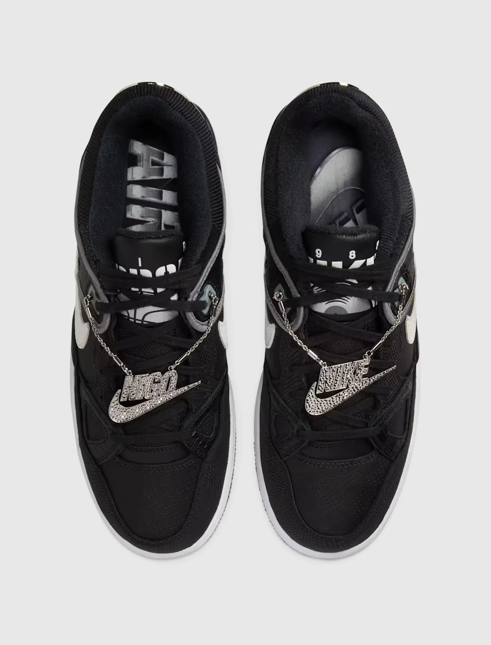 NIGO AIR FORCE 3 LOW "BLACK AND WHITE" Stylish Light Step