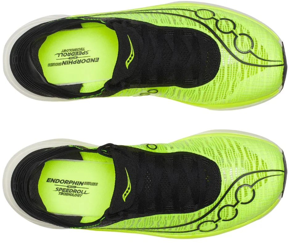 Star Edge Padded Tongue Saucony Endorphin Elite 2 Running Shoes - Yellow