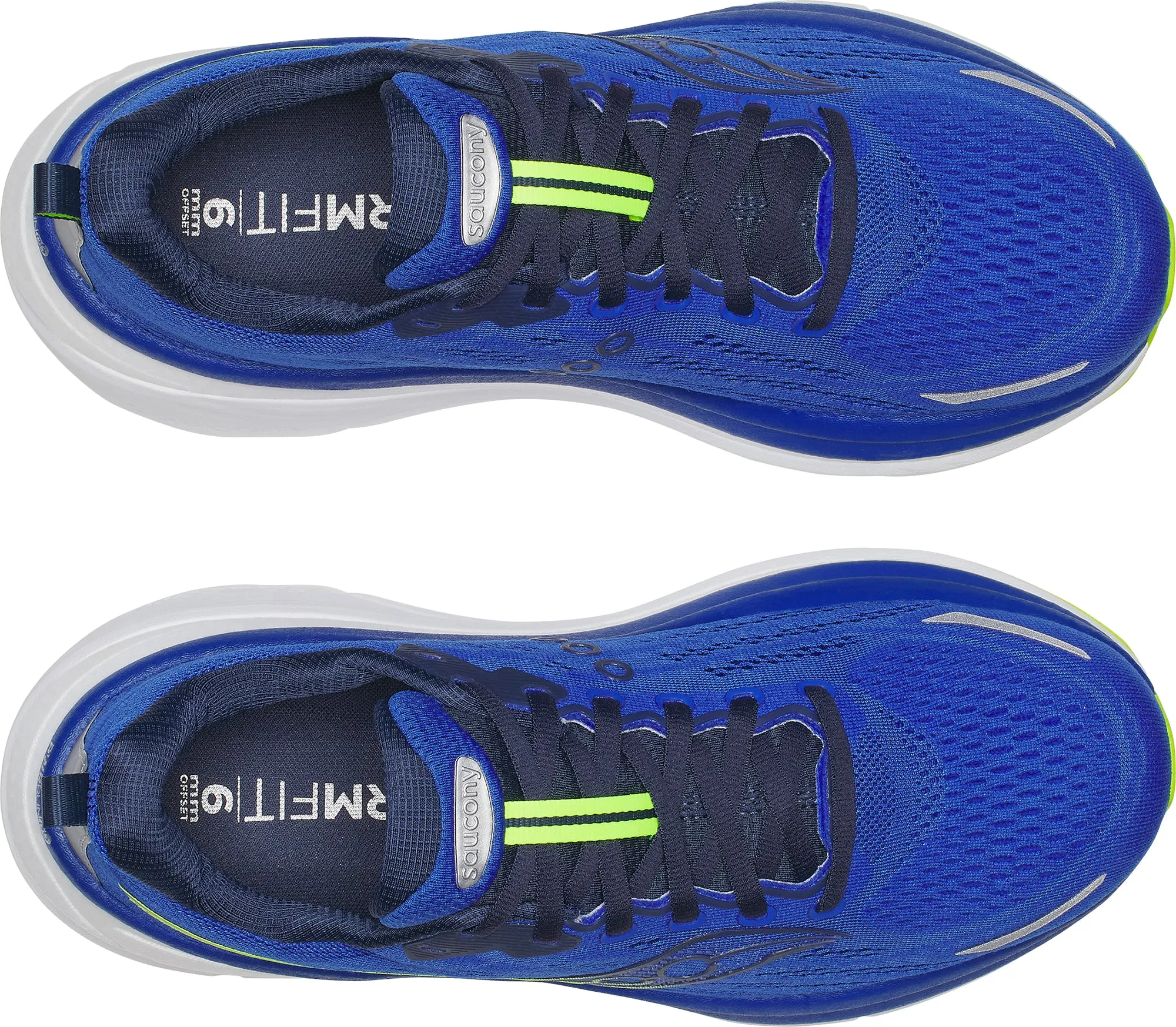 Saucony Hurricane 25 Mens Running Shoes - Blue Slip Resistant Modern Commuters Beauty Walk