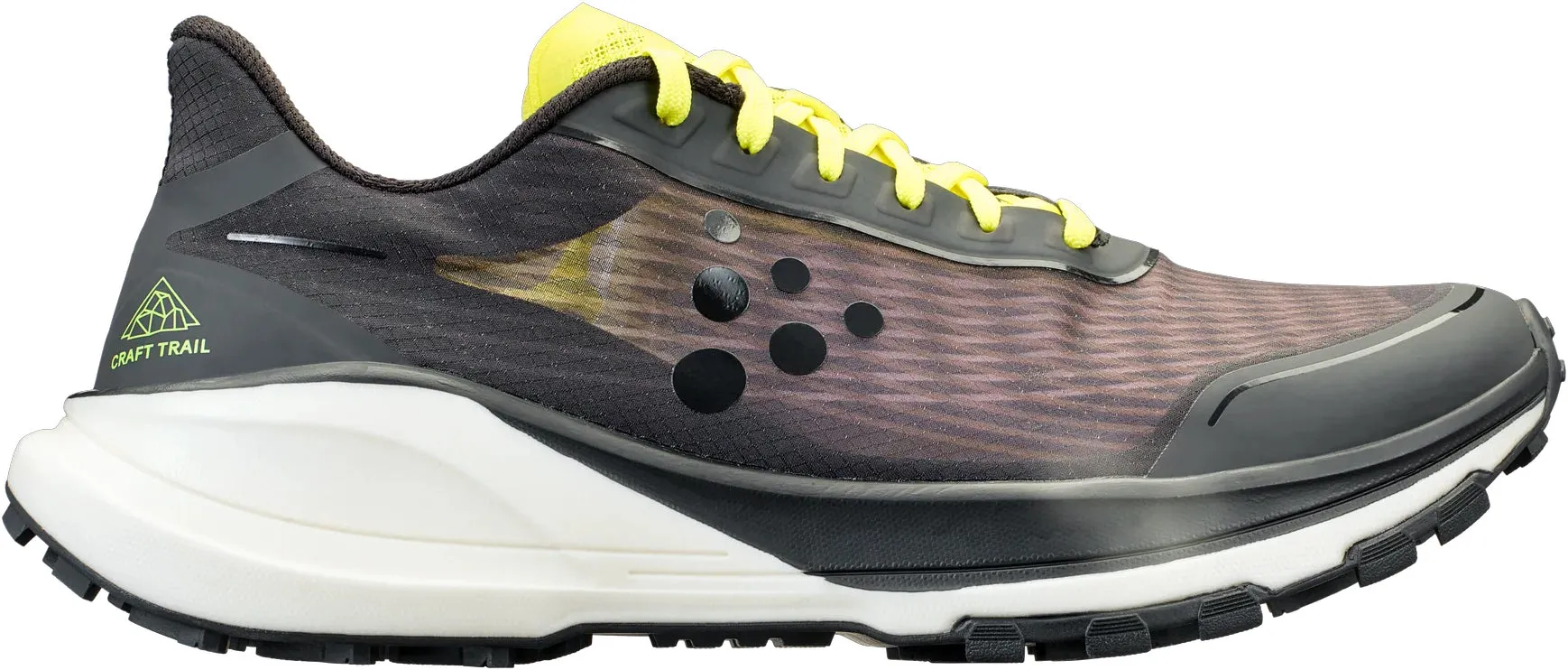 Craft Pure Mens Trail Running Shoes - Black Rich Jewel