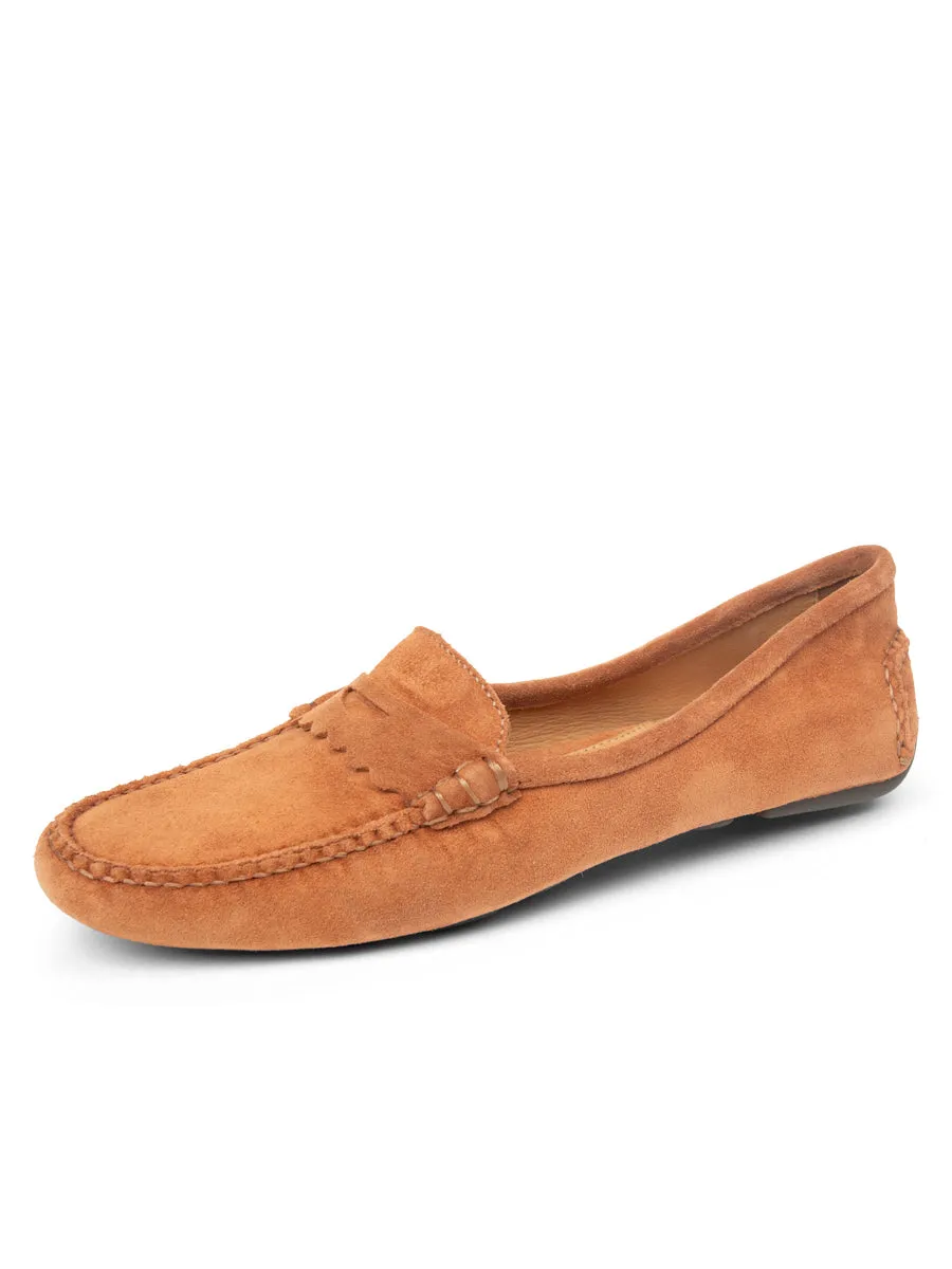 Daily Walk Stride Easy Janet Scalloped Penny Loafer Driving Shoe