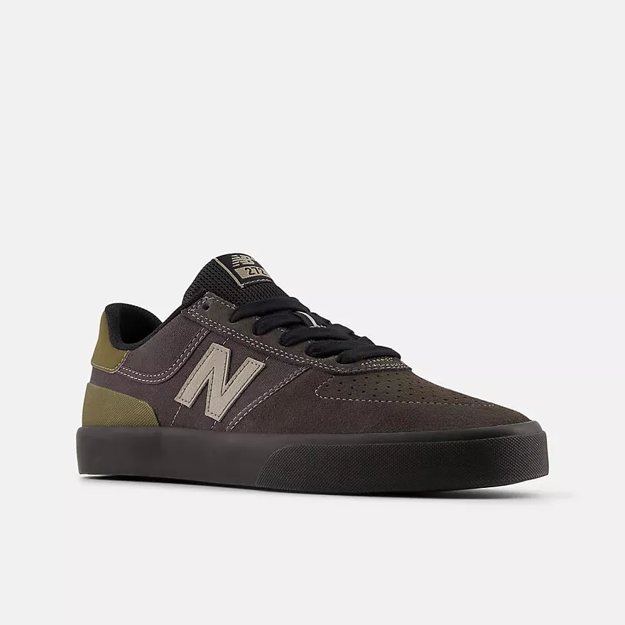 Skater Vibe Breathable Upper New Balance Numeric 272 Team Skateboard Shoes - Black Cement With Dockside