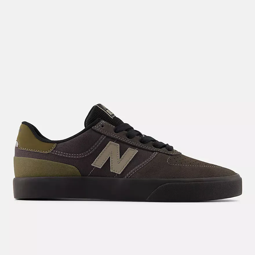 Dynamic Comfort Fit New Balance Numeric 272 Team Skateboard Shoes - Black Cement With Dockside