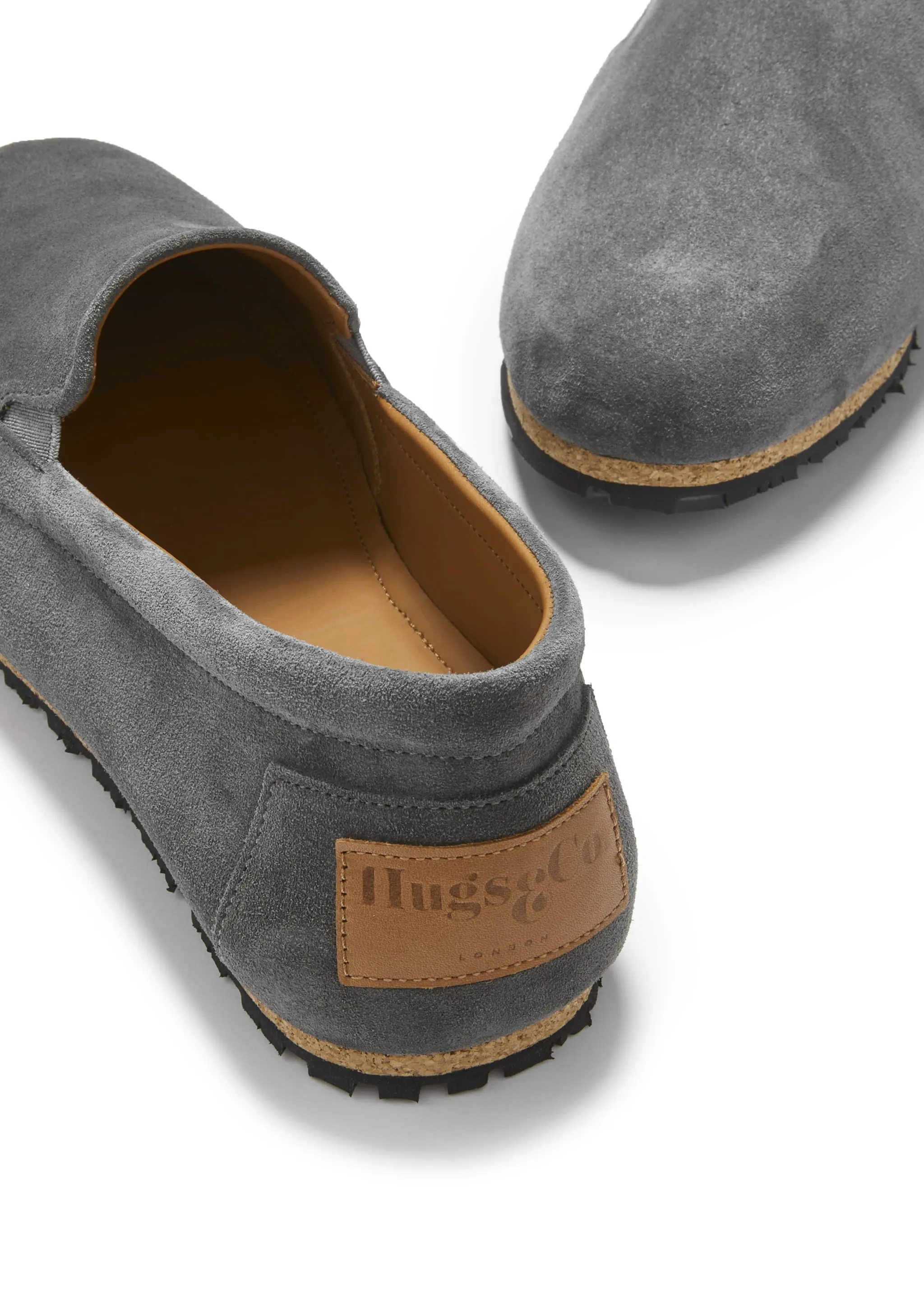 Tyre Sole Espadrilles, charcoal suede Office Look Cool Walk