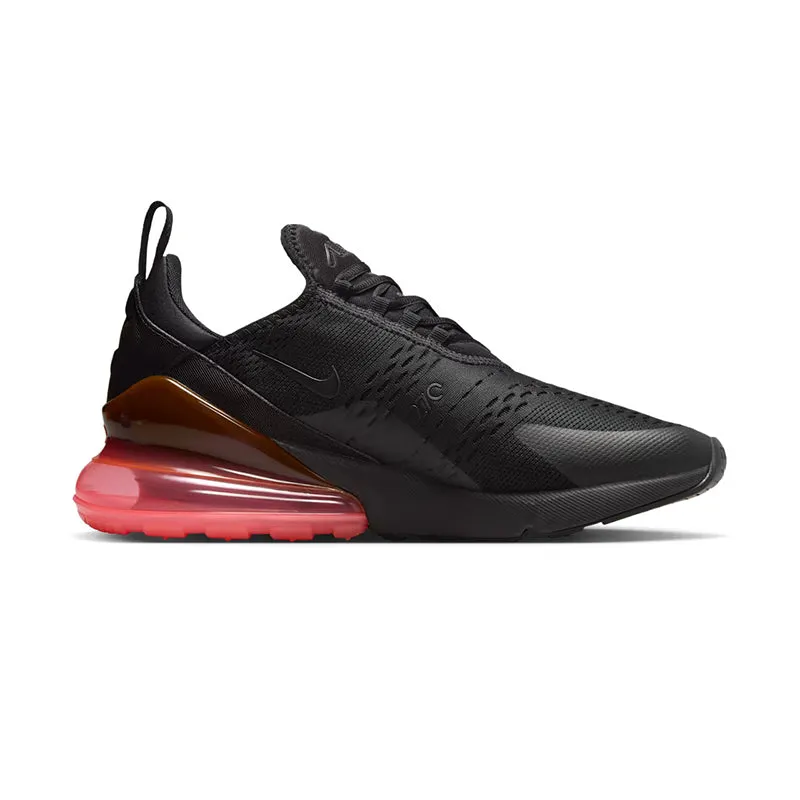 Care Ease Men's Air Max 270 Black/Black/Hot Punch