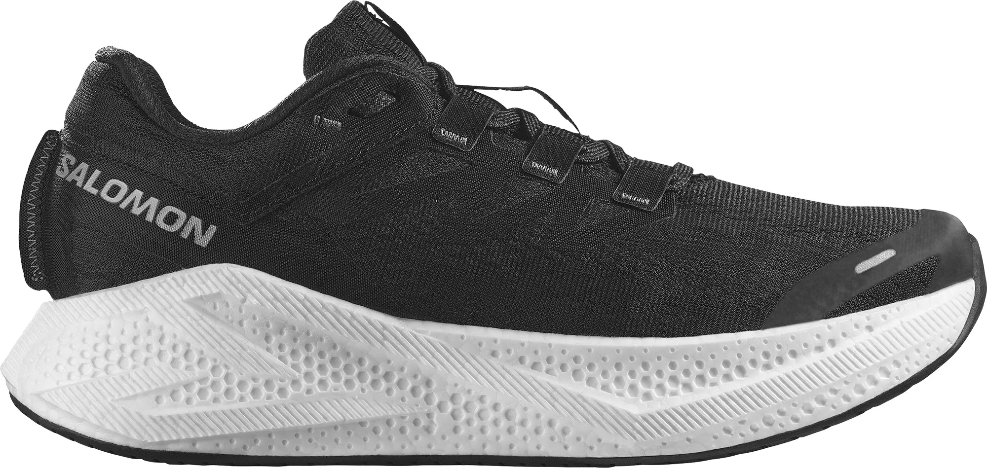 Slip On Salomon Aero Glide 3 Mens Running Shoes - Black
