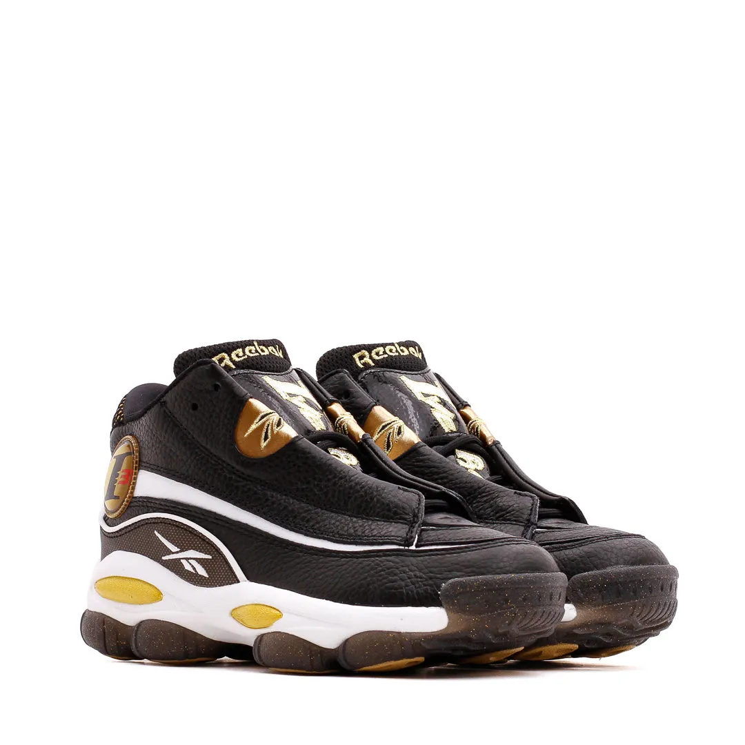 Micro Perforated Ventilation Comfort Run Reebok Classics Basketball Men The Answer DMX Allen Iverson Black Gold GW6372