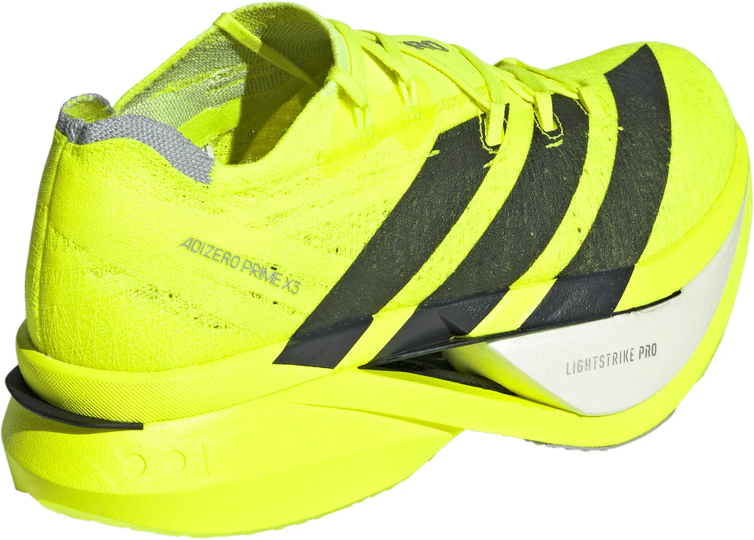 adidas Adizero Prime X3 Strung Running Shoes - Yellow photo shoot