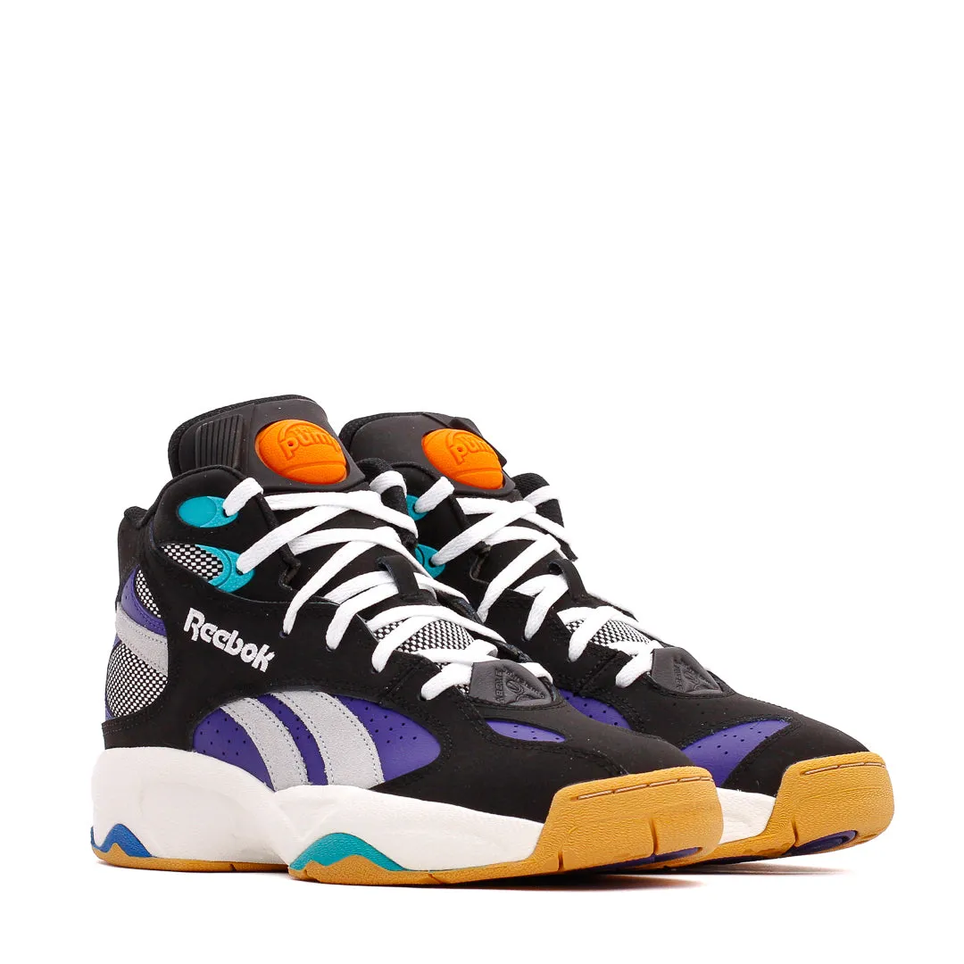Reebok Classic Basketball Men ATR Pump Vertical Black Purple 100074933 Game Winning Shoes Lightweight Design