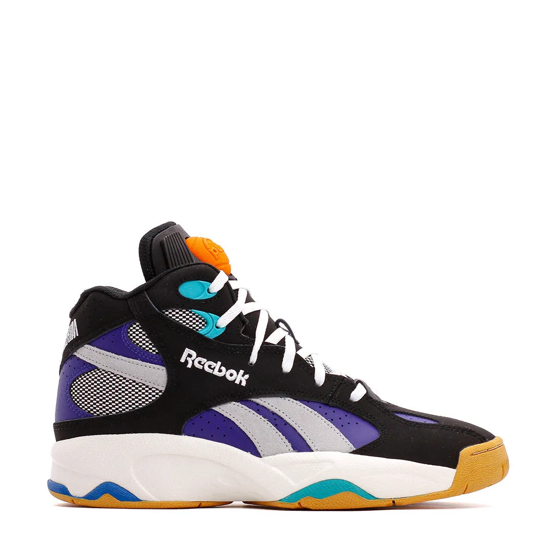 Carbon Fiber Reebok Classic Basketball Men ATR Pump Vertical Black Purple 100074933