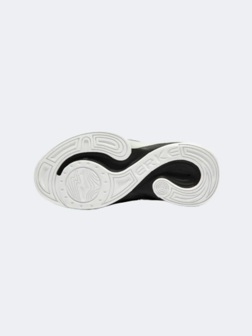 Erke Gs-Boys Basketball Shoes Black/White Textured Grip Surface Optimal Performance