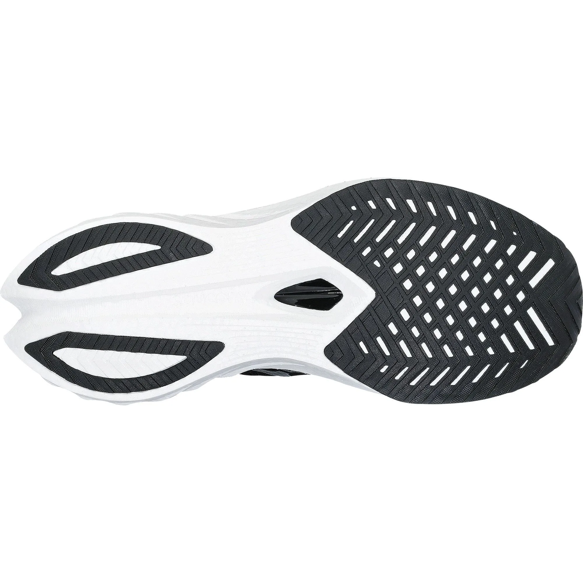 Slim Form Adjustable Fit Saucony Endorphin Speed 4 Mens Running Shoes - Black