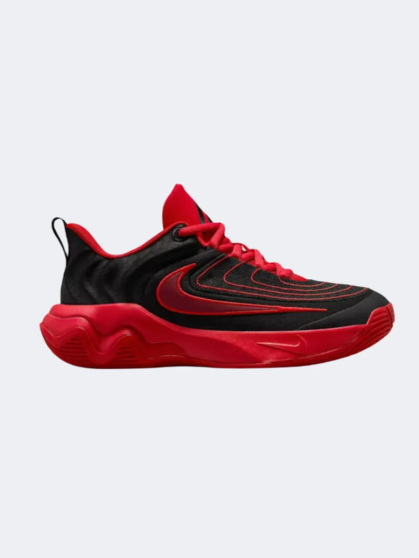 Flexible Fit Midsole Stability Technology Nike Giannis Immortality 4 Gs-Boys Basketball Shoes Black/Red