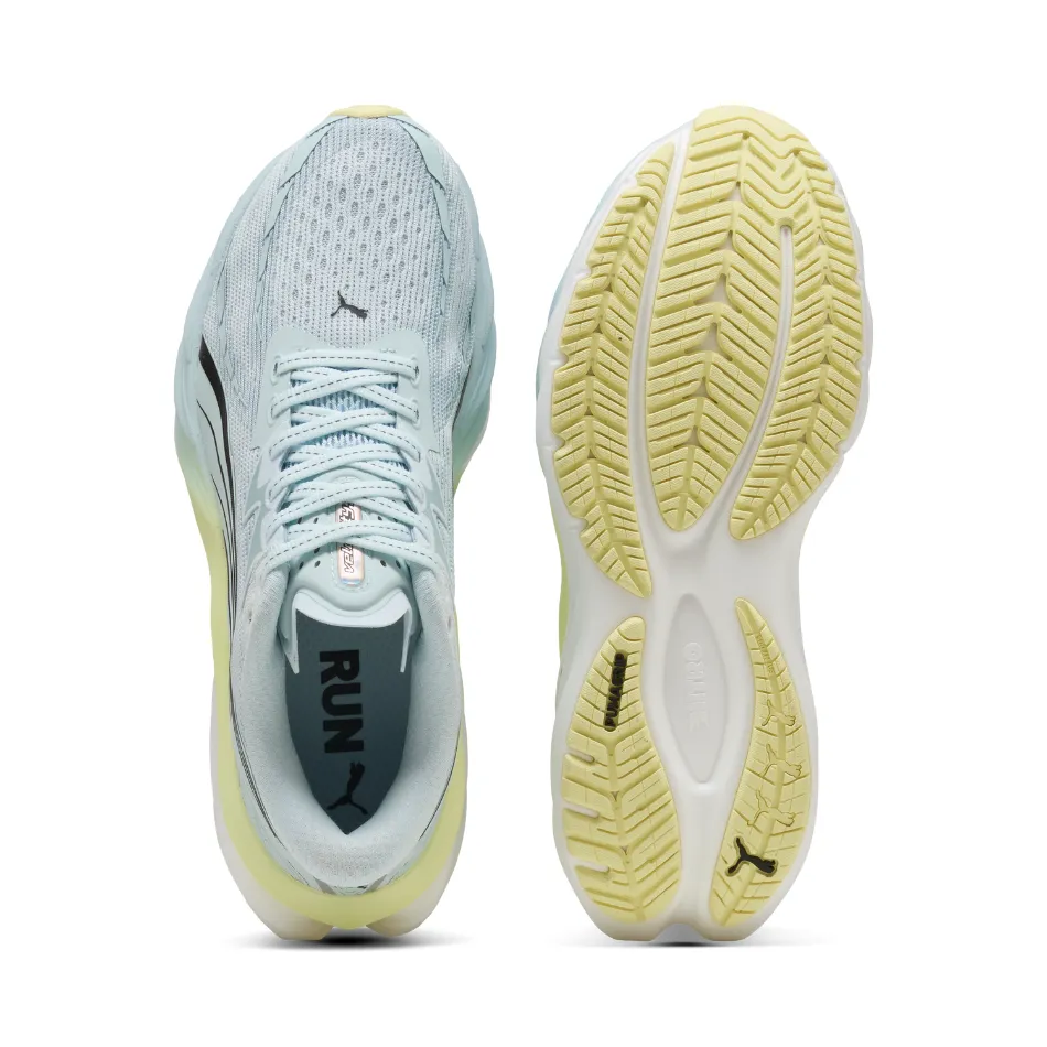 PUMA Women's Velocity NITRO 4 Running Shoes in Sea Glass/Gold Moon AW25 Focus - boosting circular outsole running shoes