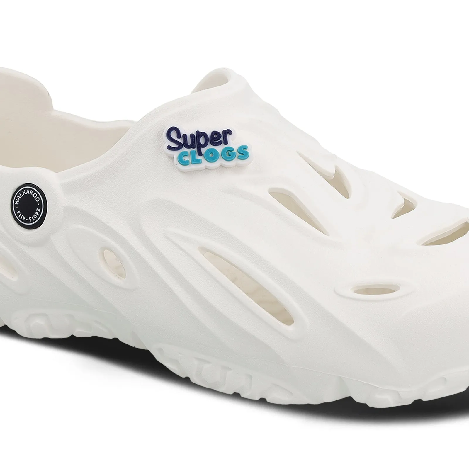 Durable Comfort Modern Glow Men's Superclogs  - WC8765 White