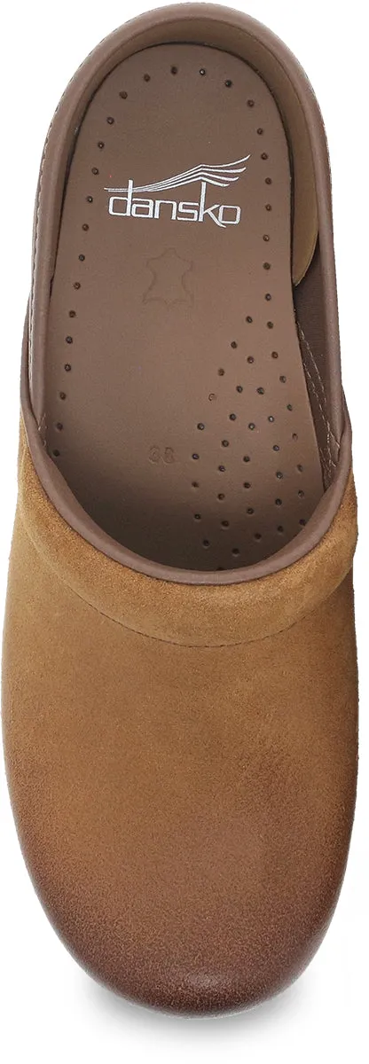 Spring Shine Sleek Casual Shoes Professional - Tan Burnished Suede