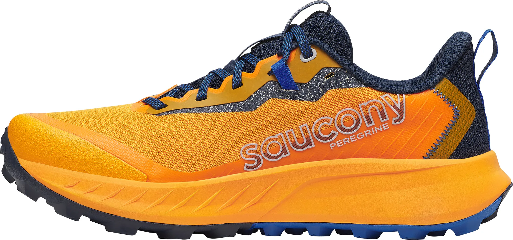 Saucony Peregrine 15 Mens Trail Running Shoes - Orange Field Fast