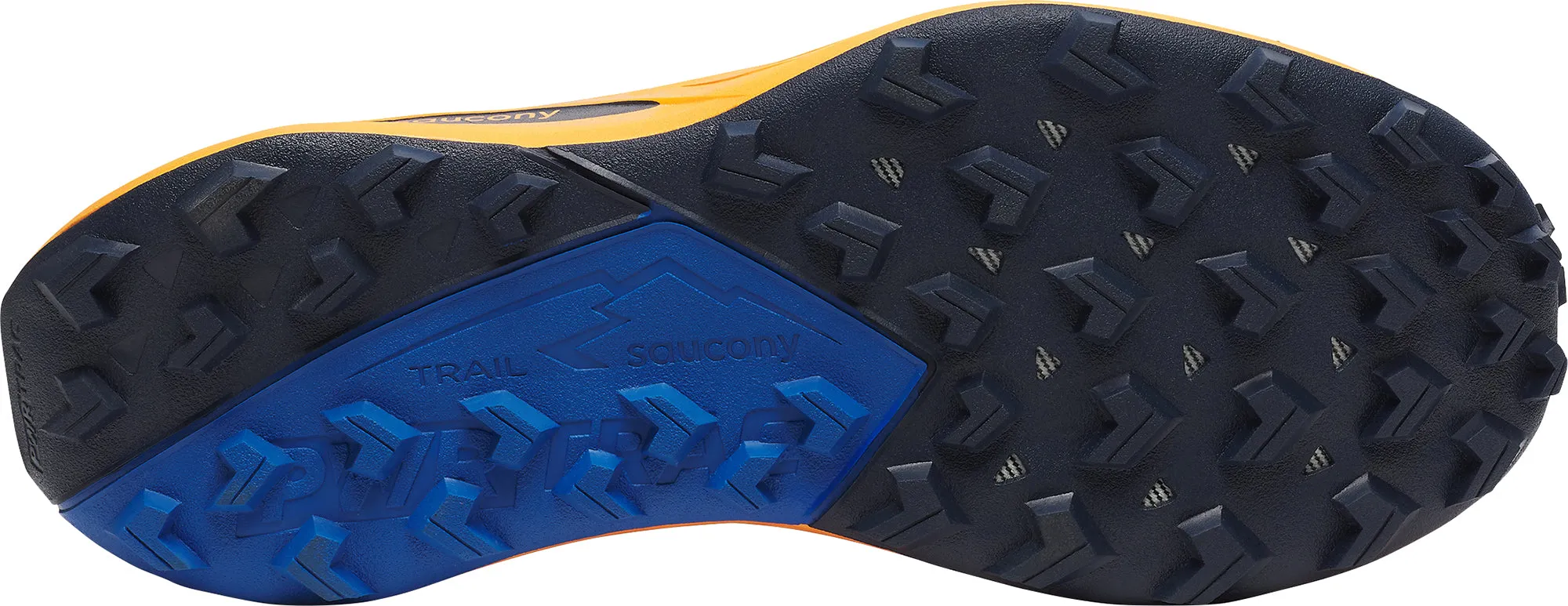 Anti Slip Queen Touch Saucony Peregrine 15 Mens Trail Running Shoes - Orange