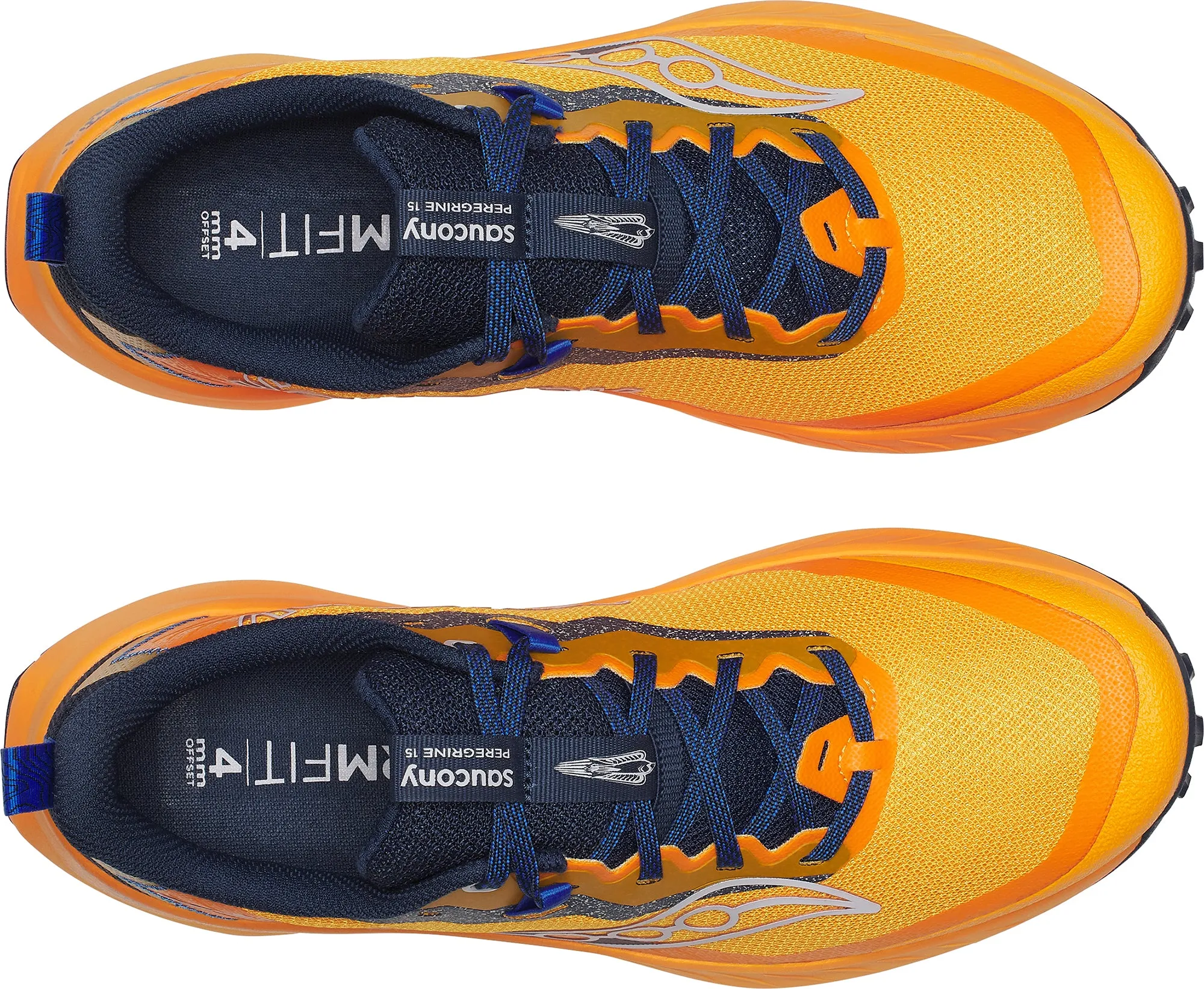 Saucony Peregrine 15 Mens Trail Running Shoes - Orange Kids Play Sweat Resistant Urban Stroll