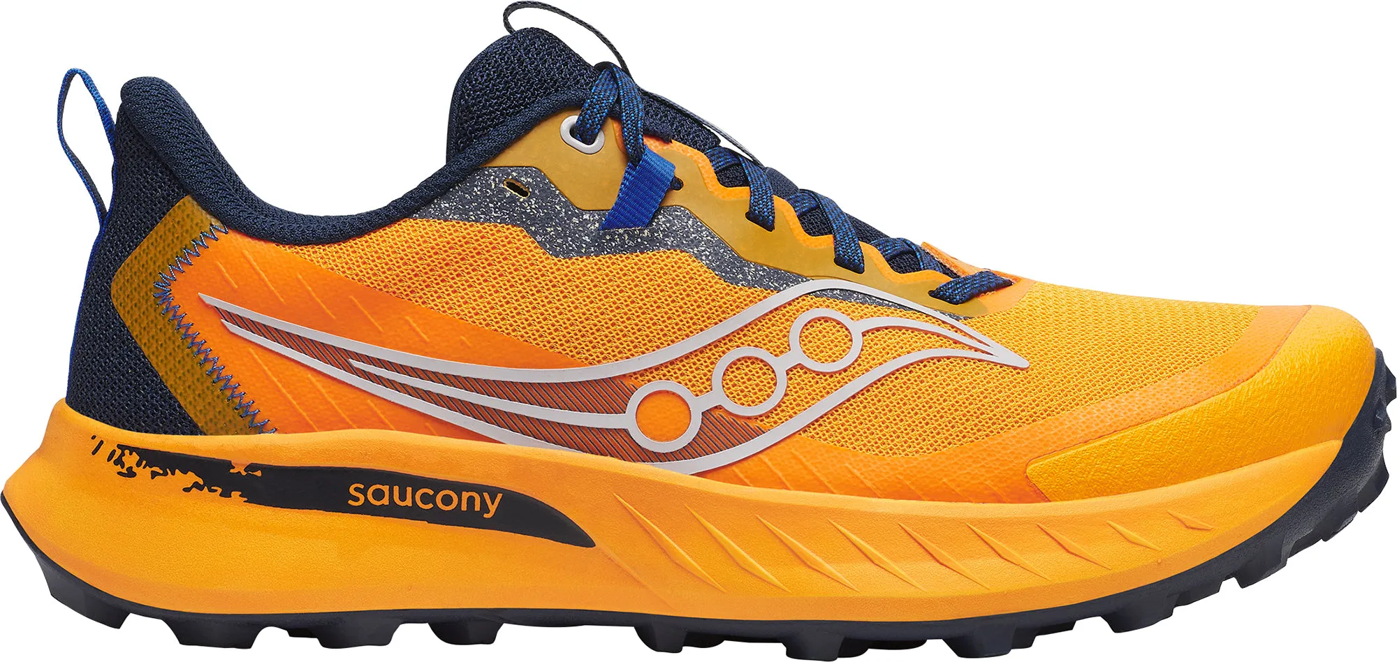 Saucony Peregrine 15 Mens Trail Running Shoes - Orange Commute Light Weekend Casual