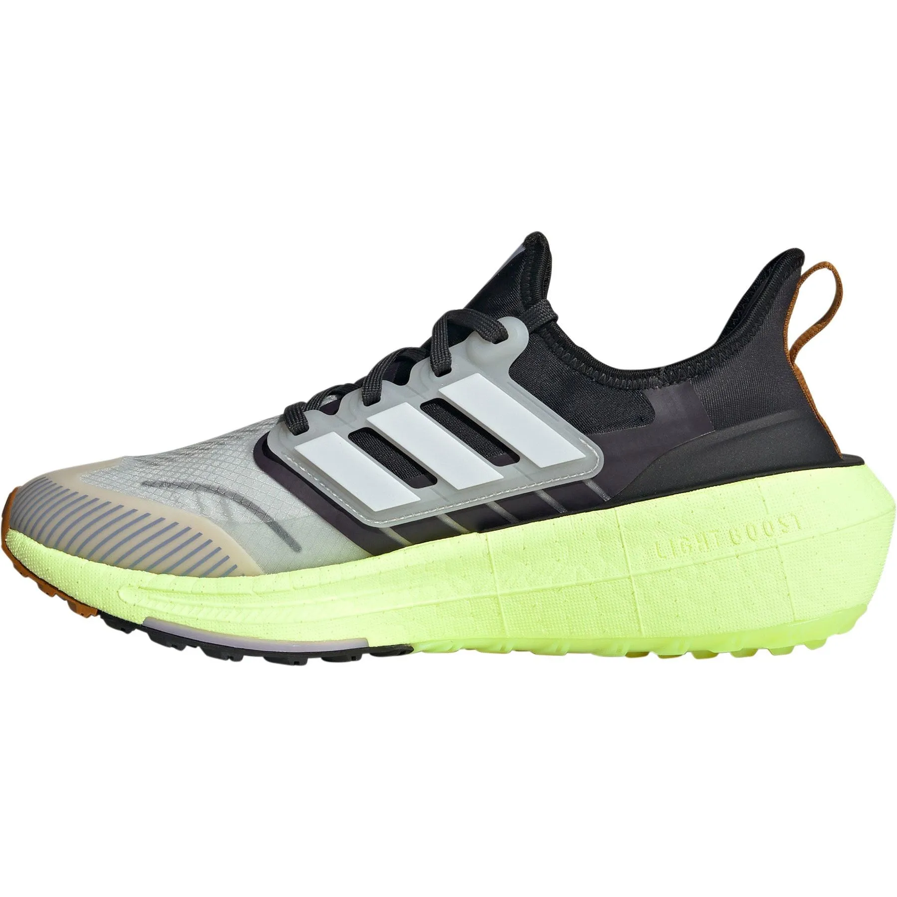 adidas Ultra Boost Light GORE-TEX Mens Running Shoes - Grey Planet Mood Comfort footbed