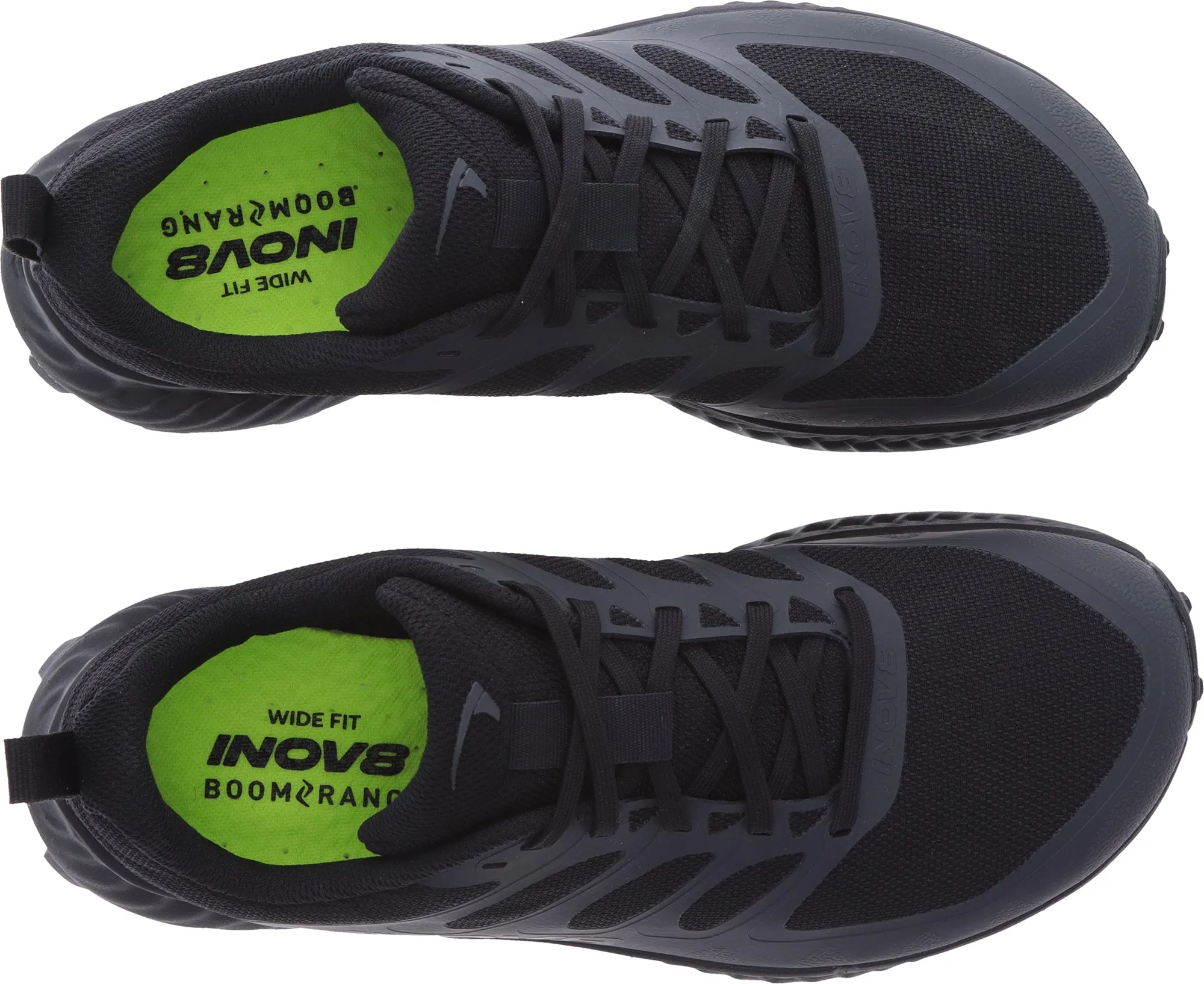 Spring Bloom Inov8 MudTalon Mens Trail Running Shoes - Black