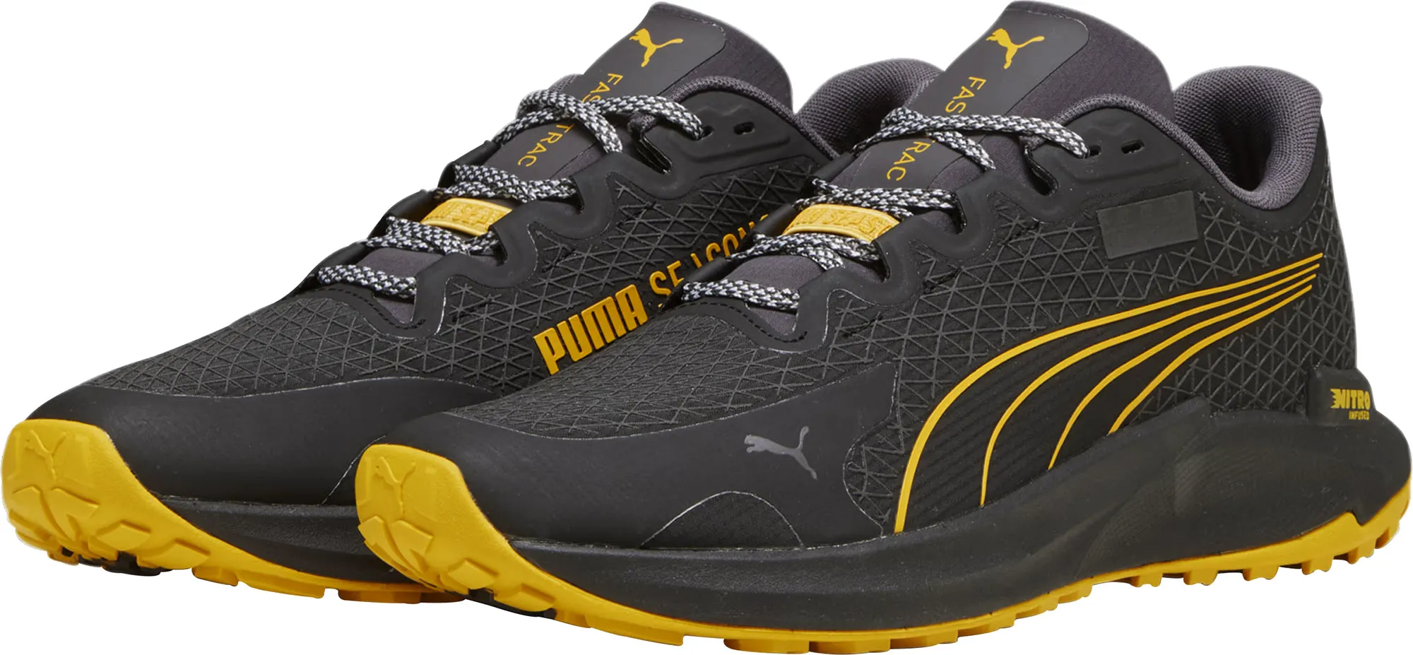 Puma Fast-Trac Nitro GORE-TEX Mens Trail Running Shoes - Black Smart Fit