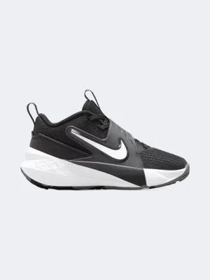 Stability frame Nike Team Hustle 12 Ps-Unisex Basketball Shoes Black/White