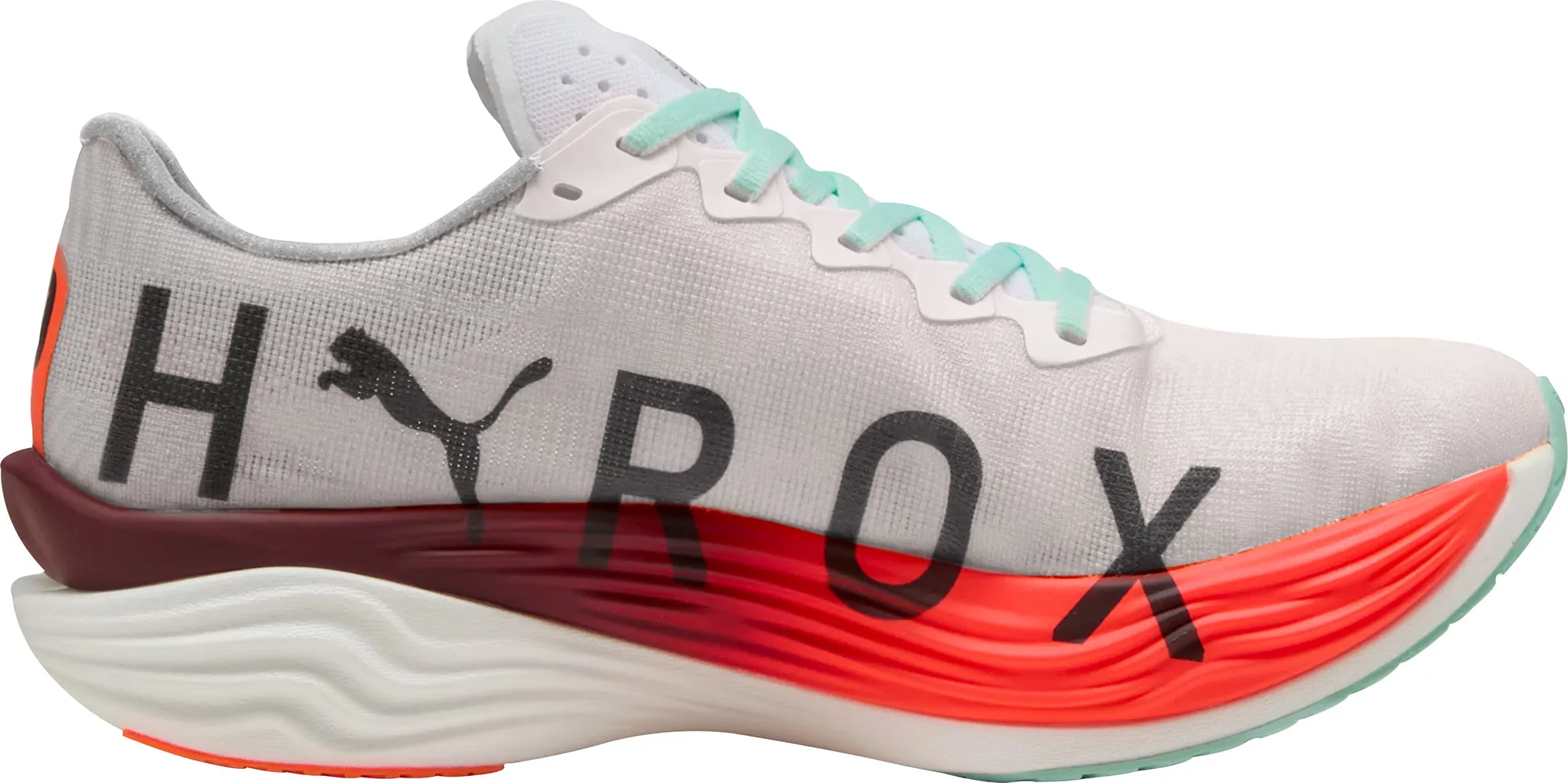 Puma Deviate Nitro Elite 3 HYROX Mens Running Shoes - White Ultra Light Airport Travel