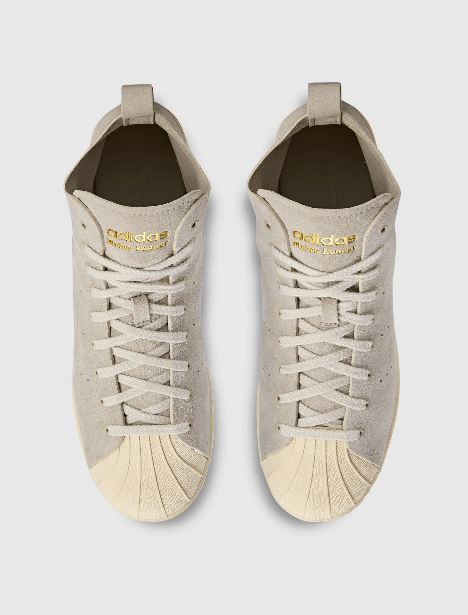 Padded Comfort Wellness Seekers WALES BONNER SUPERSTAR HI "CREAM/GOLD"