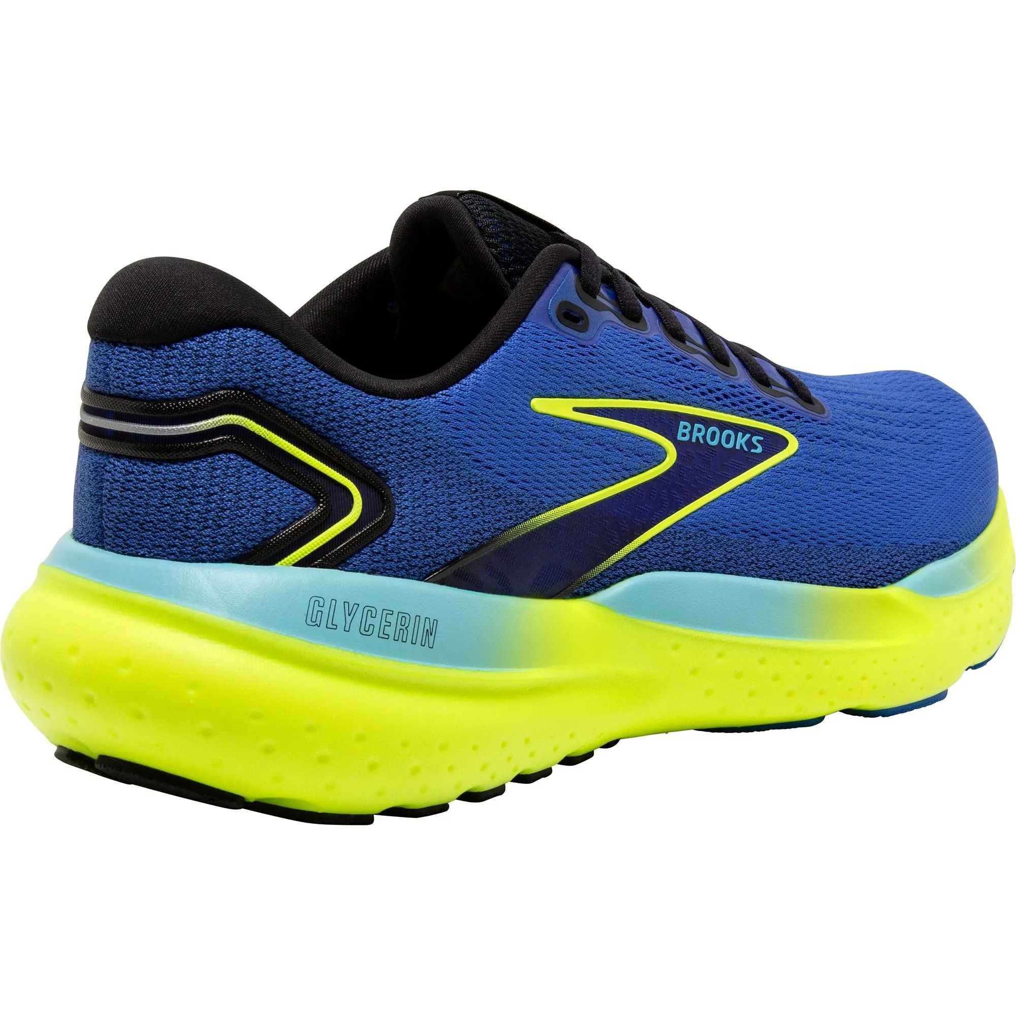 Snow Ride Brooks Glycerin 21 Mens Running Shoes - Blue