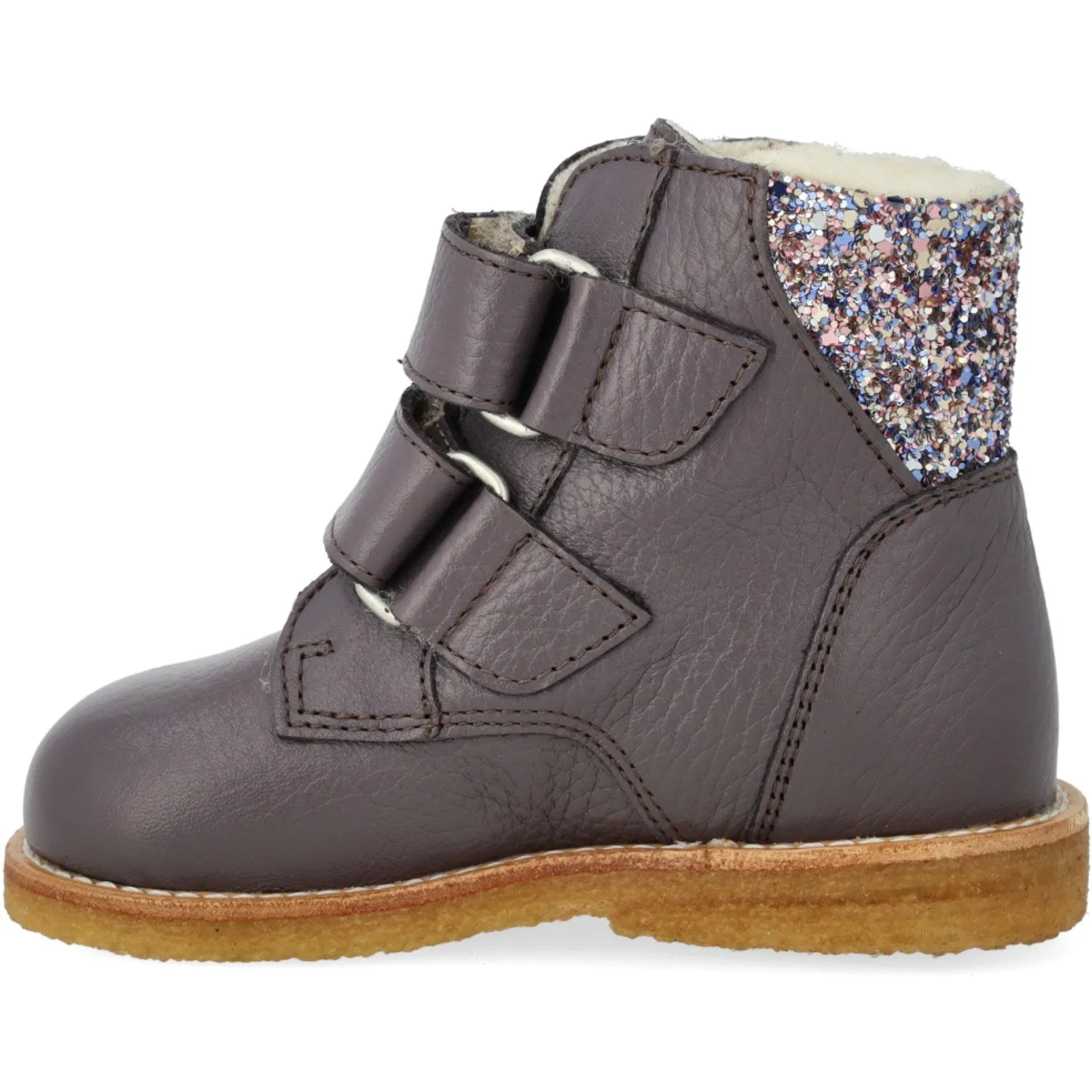 Snow Frost Hiking Angulus Lavender/Pastel Multi Glitter TEX Boot with Glitter and Velcro Closure