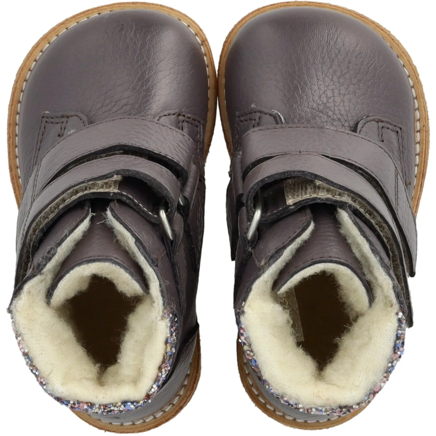 Angulus Lavender/Pastel Multi Glitter TEX Boot with Glitter and Velcro Closure Snow Extreme Adventure