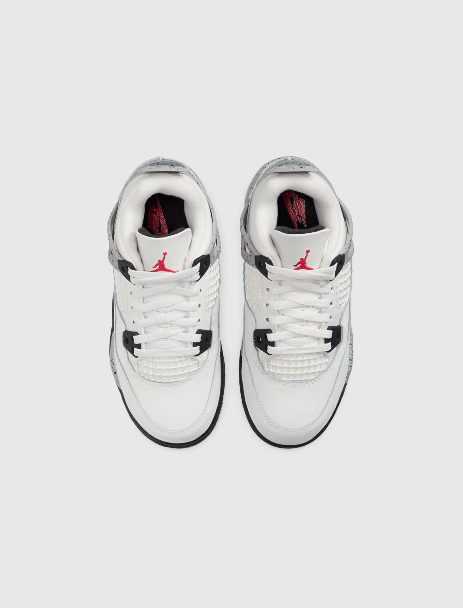 AIR JORDAN 4 RETRO "WHITE CEMENT" PS Core Support Sun Glow