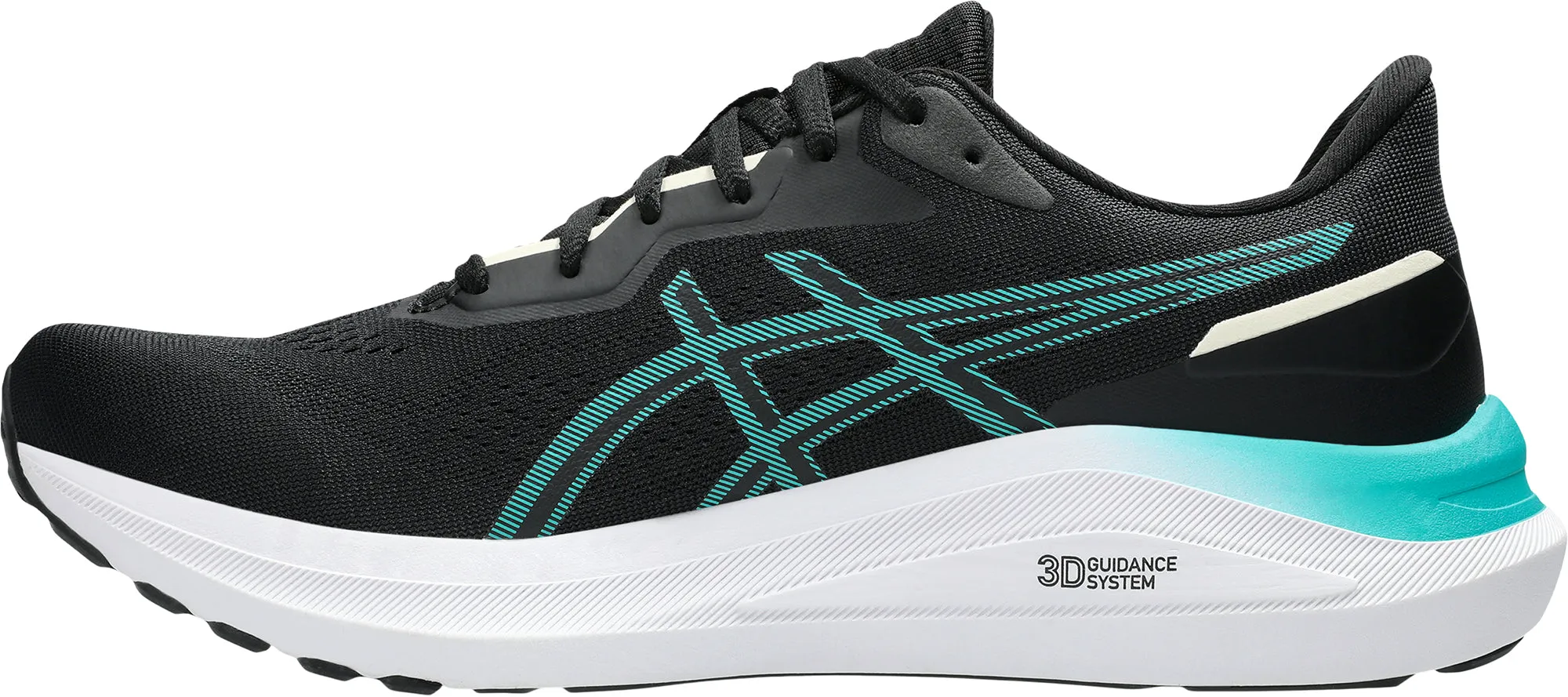 Asics GT 1000 13 Mens Running Shoes - Black Feather Light Cold Weather Sky View