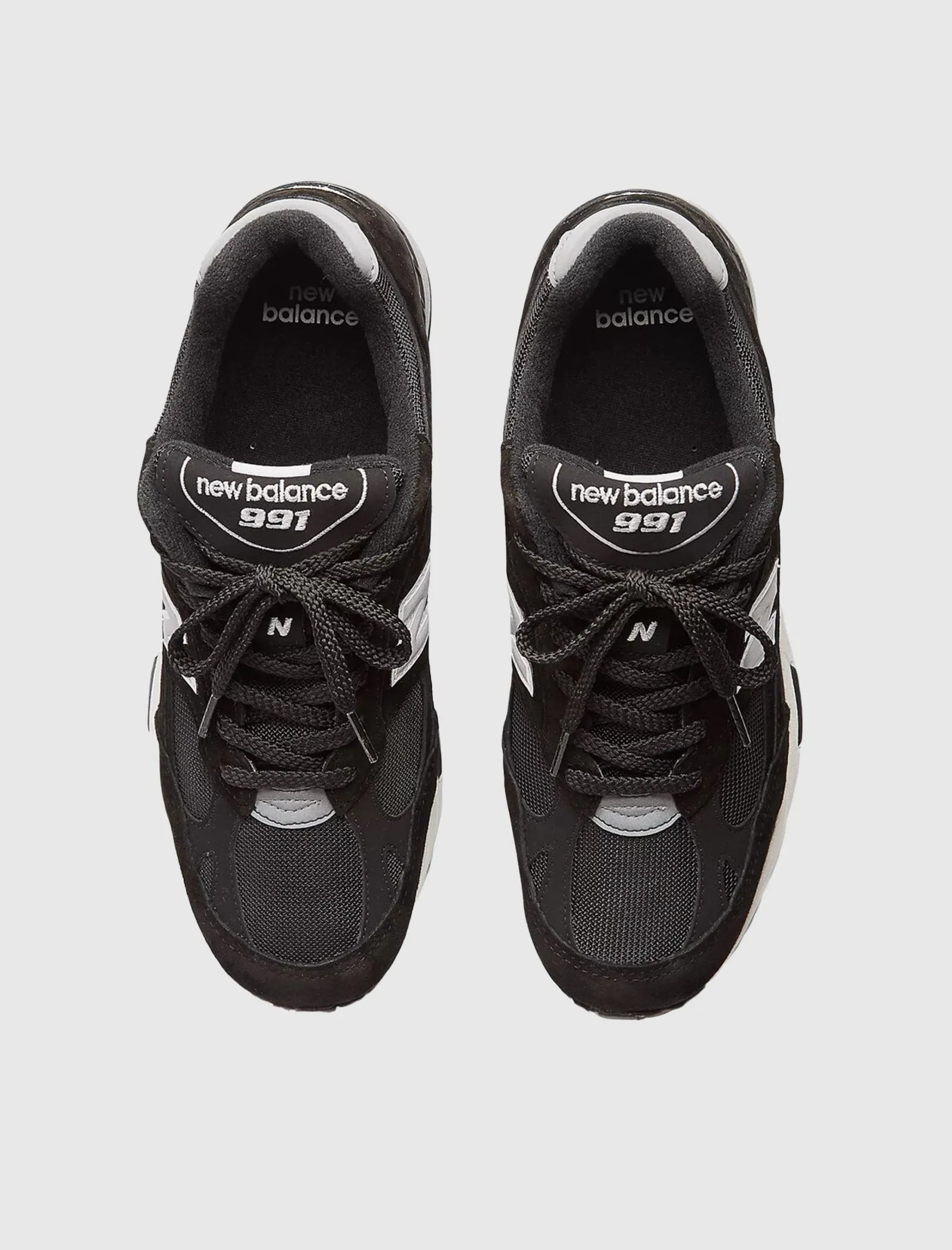 MADE IN UK 991 V1 FINALE "BLACK" Earth Mood Leather Upper
