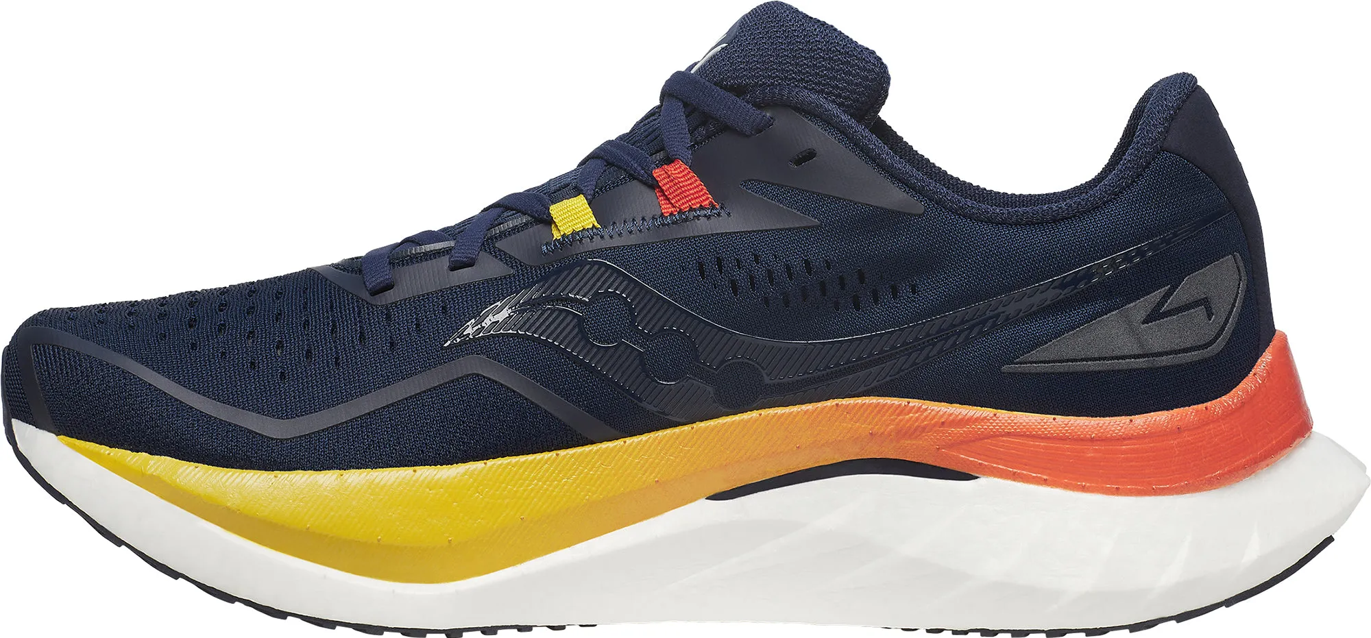 Saucony Endorphin Speed 4 Mens Running Shoes - Navy Bright Gold Pure Black