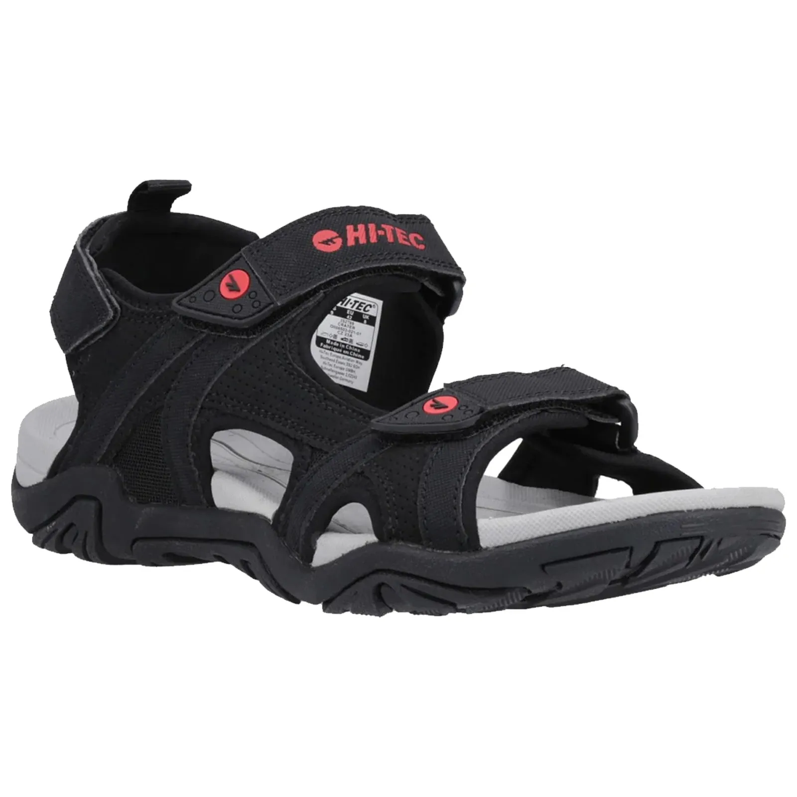 Sweat Resistant Frequent Travelers Mesh Hi-Tec Mens Crater Sandals Clearance