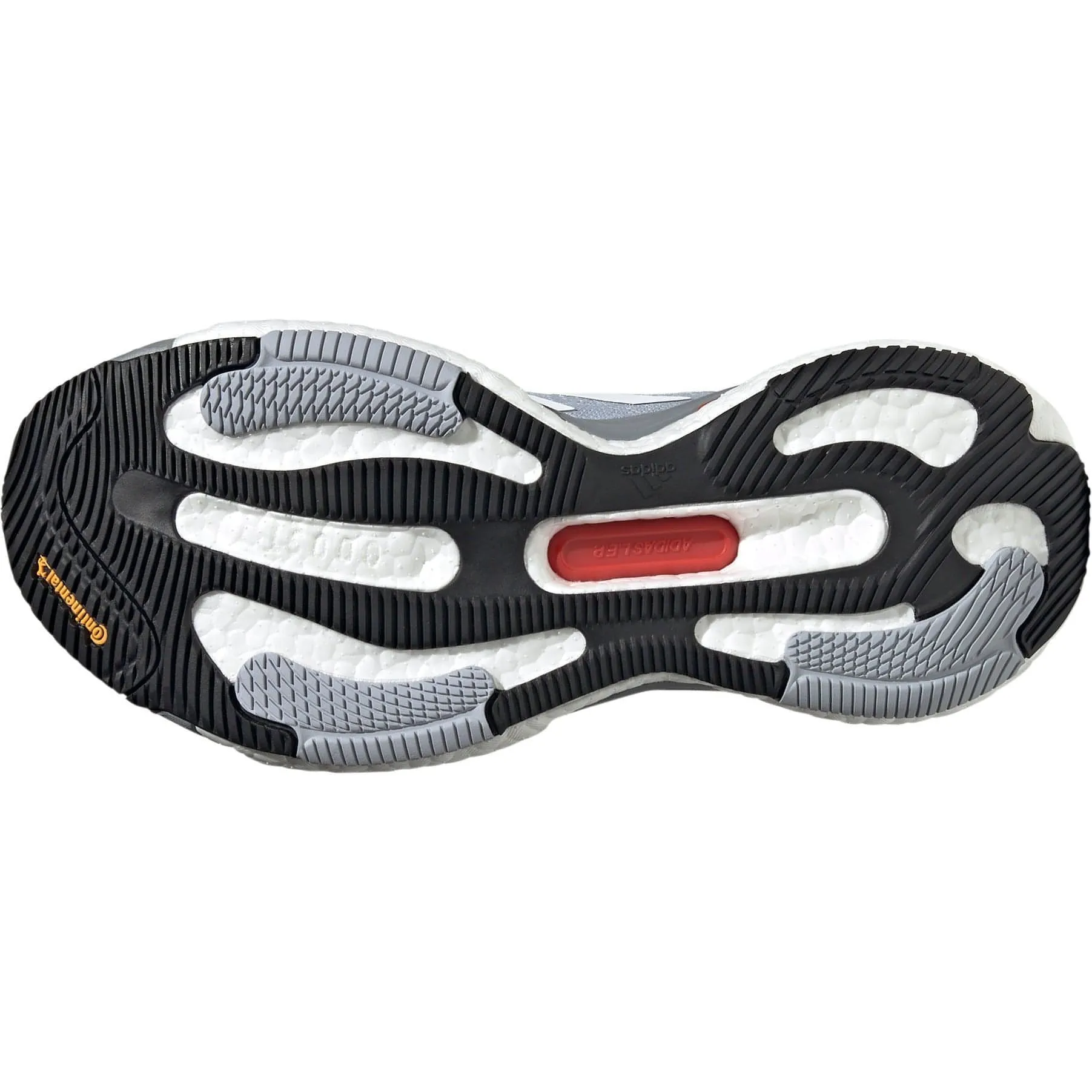 adidas SolarGlide 6 Mens Running Shoes - Grey Stretchable Stage Pop
