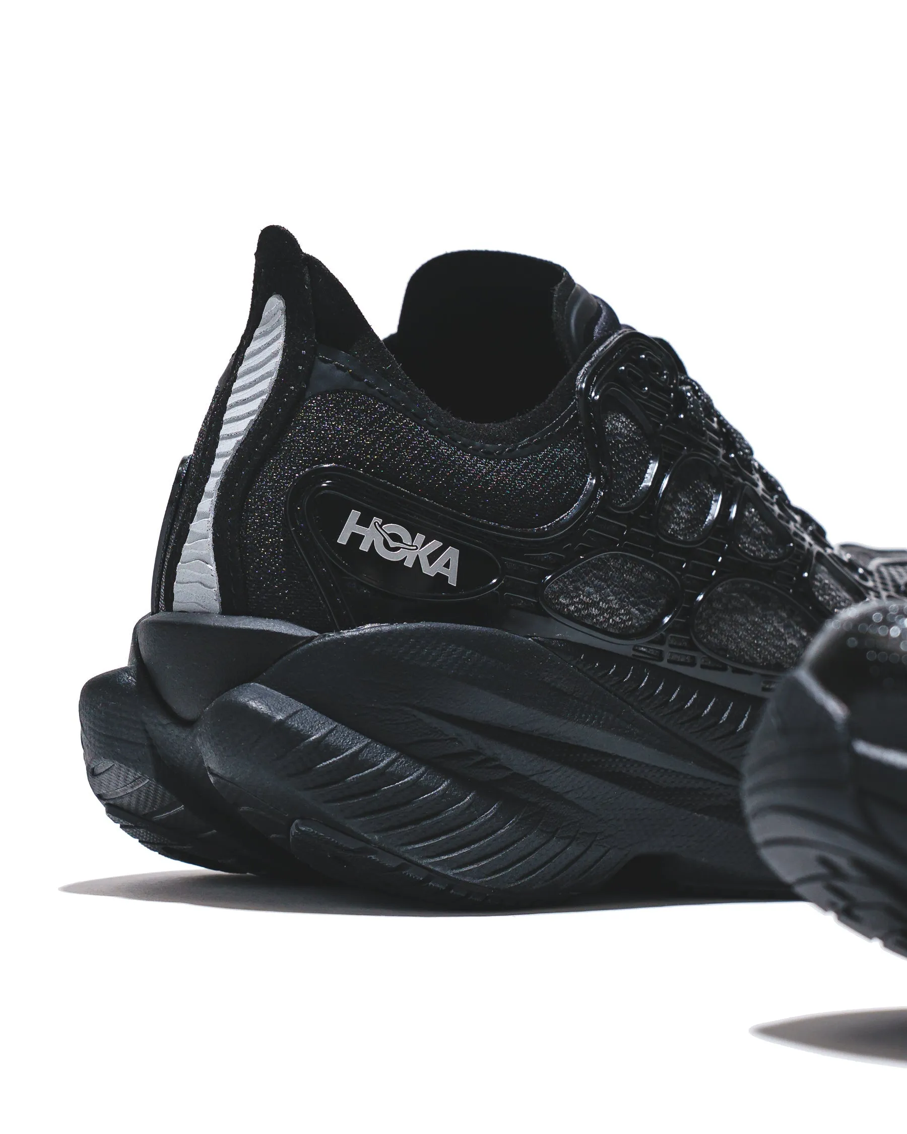 Hoka One One Unisex Mach X Caged Black Midnight Blue 1168932-BMD quick dry
