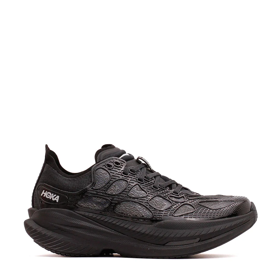 Responsive Cushion Fitness Lovers Waterproof Outdoor Travel Hoka One One Unisex Mach X Caged Black Midnight Blue 1168932-BMD