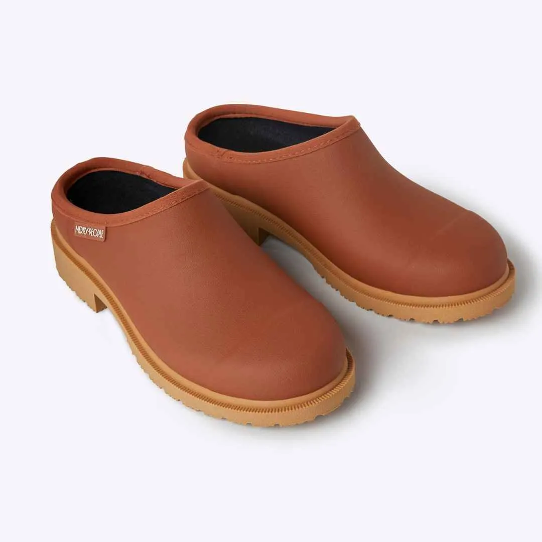 Modern Glow Breathable Flip-flops Billie Clog // Rust