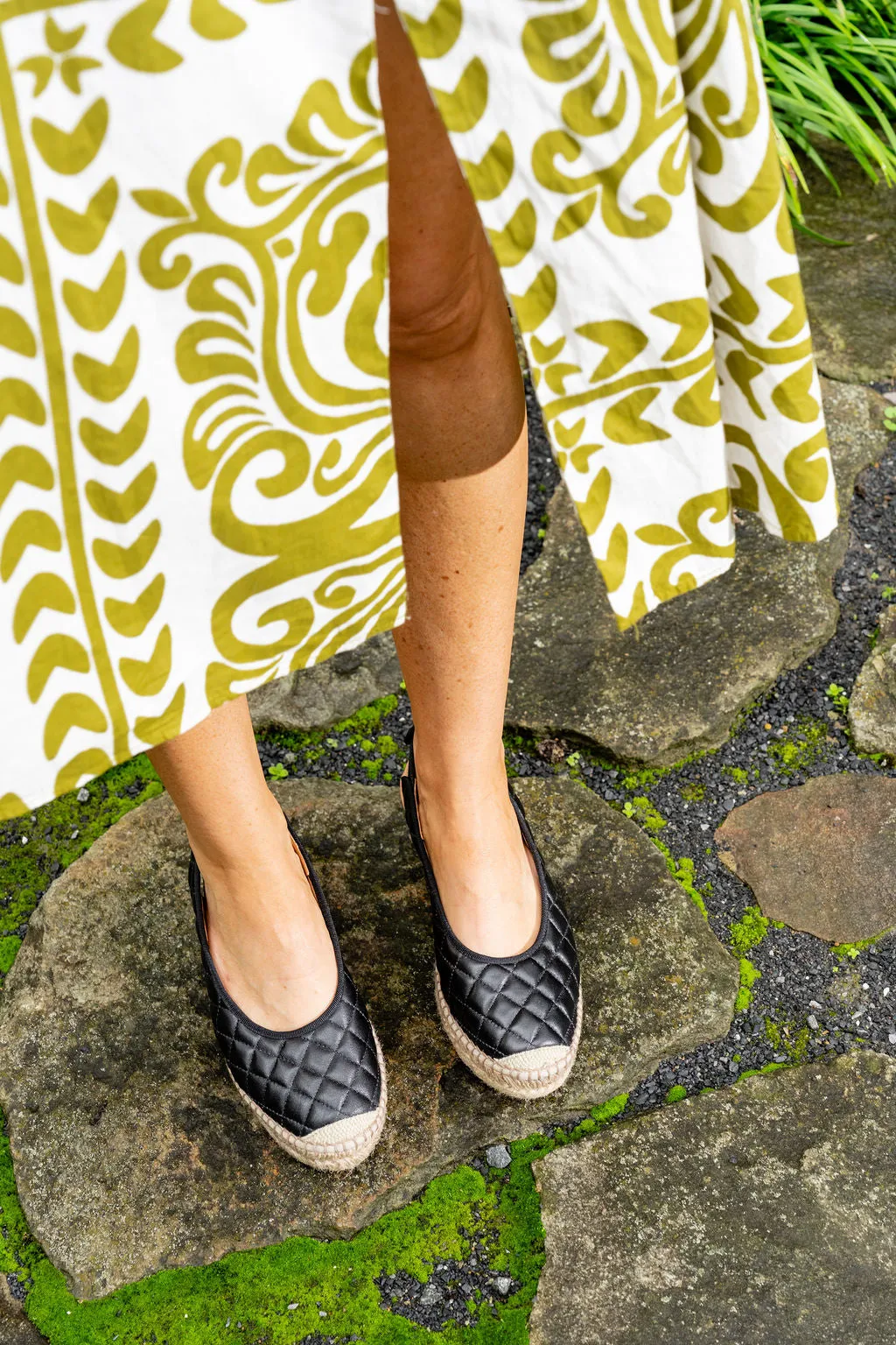 Valencia Closed Toe Slingback Espadrille Park Walk