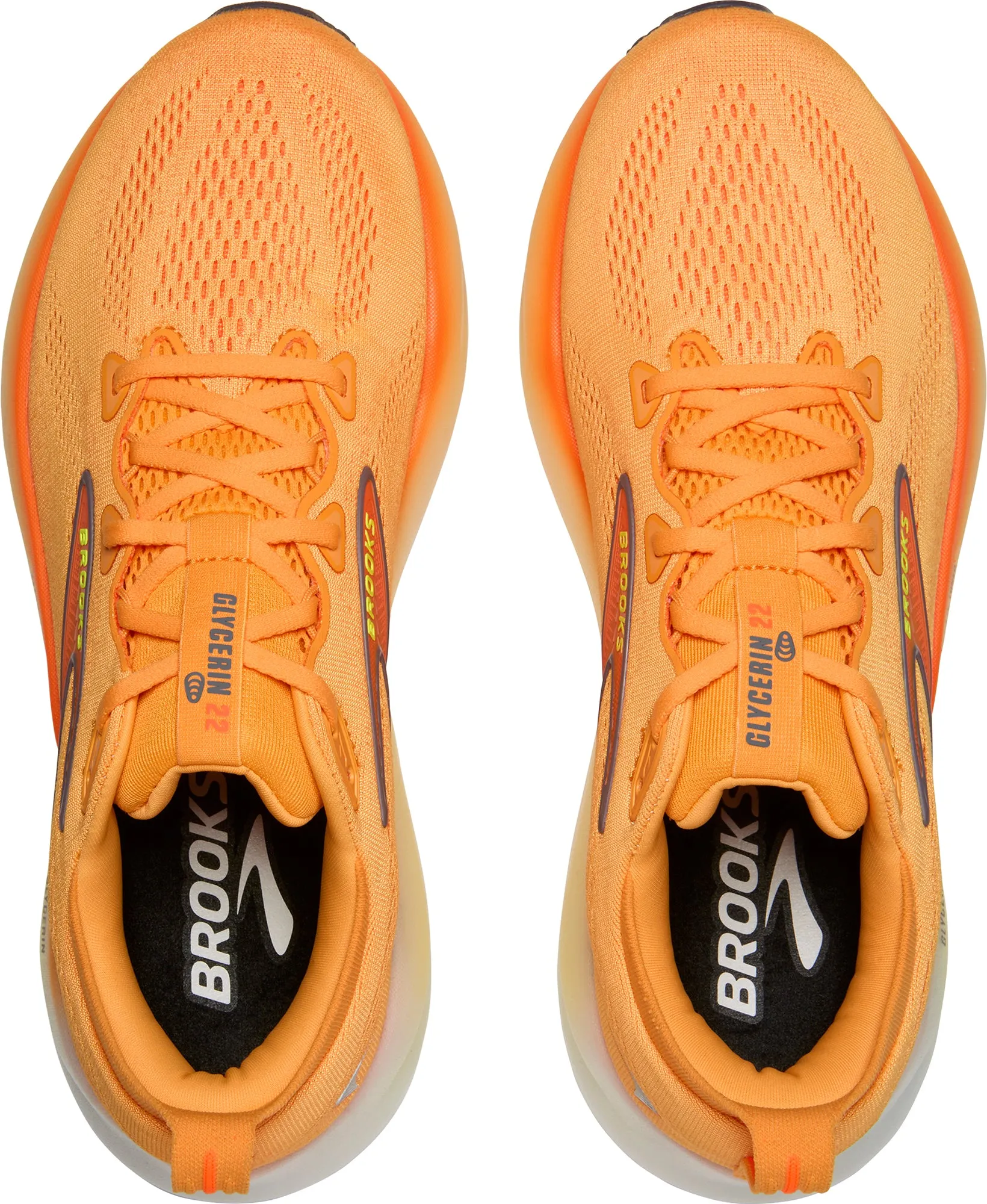 Brooks Glycerin 22 Mens Running Shoes - Orange Reinforced Party Mood