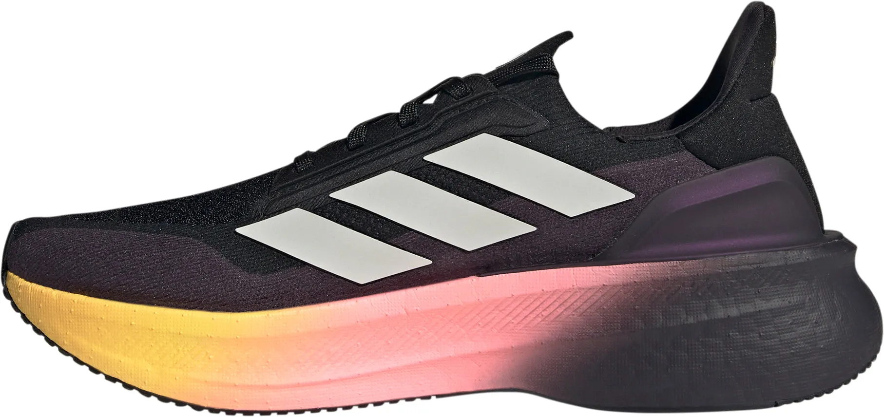 Sweat Resistant Comfort Seekers adidas Ultra Boost 5X Mens Running Shoes - Black